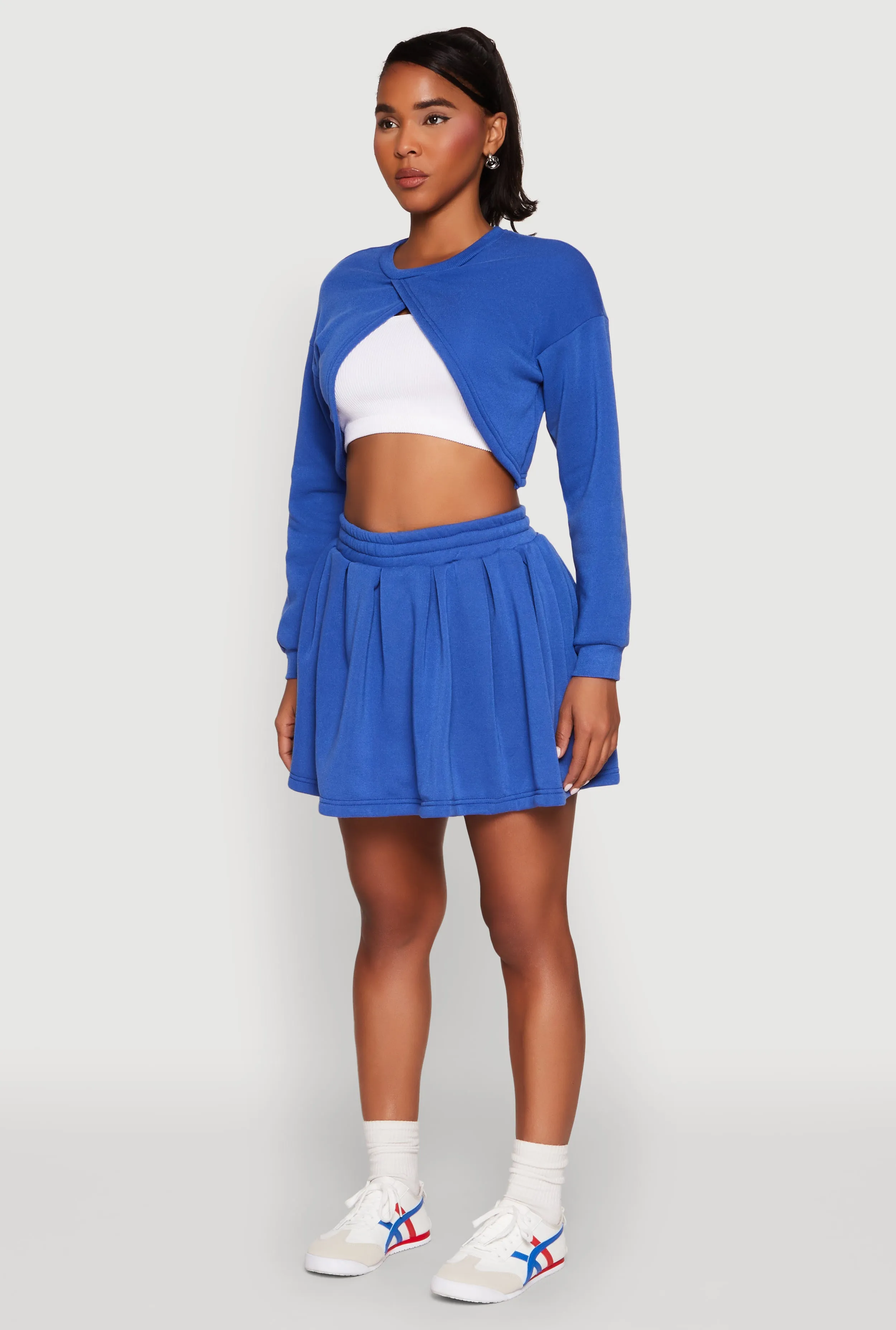 Long Sleeve Bolero Sweatshirt sold by Rainbow product image thumbnail 5