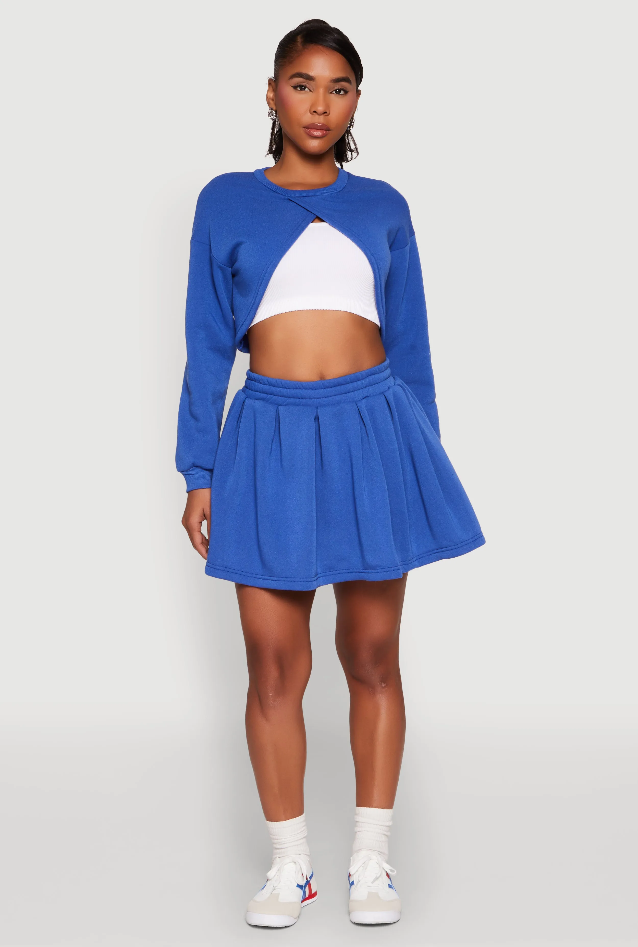 Long Sleeve Bolero Sweatshirt sold by Rainbow product image thumbnail 2