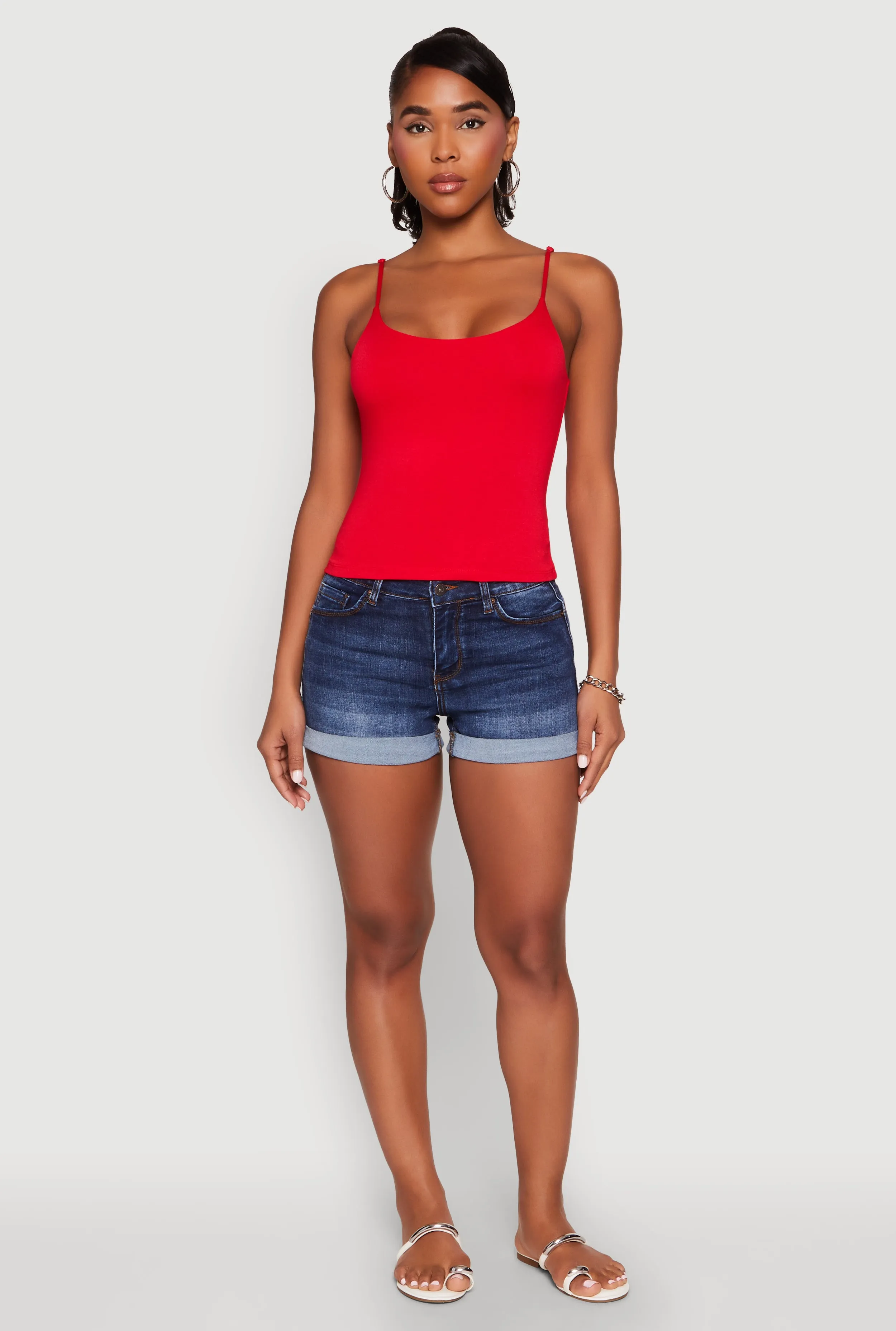 Double Layered Cropped Cami sold by Rainbow