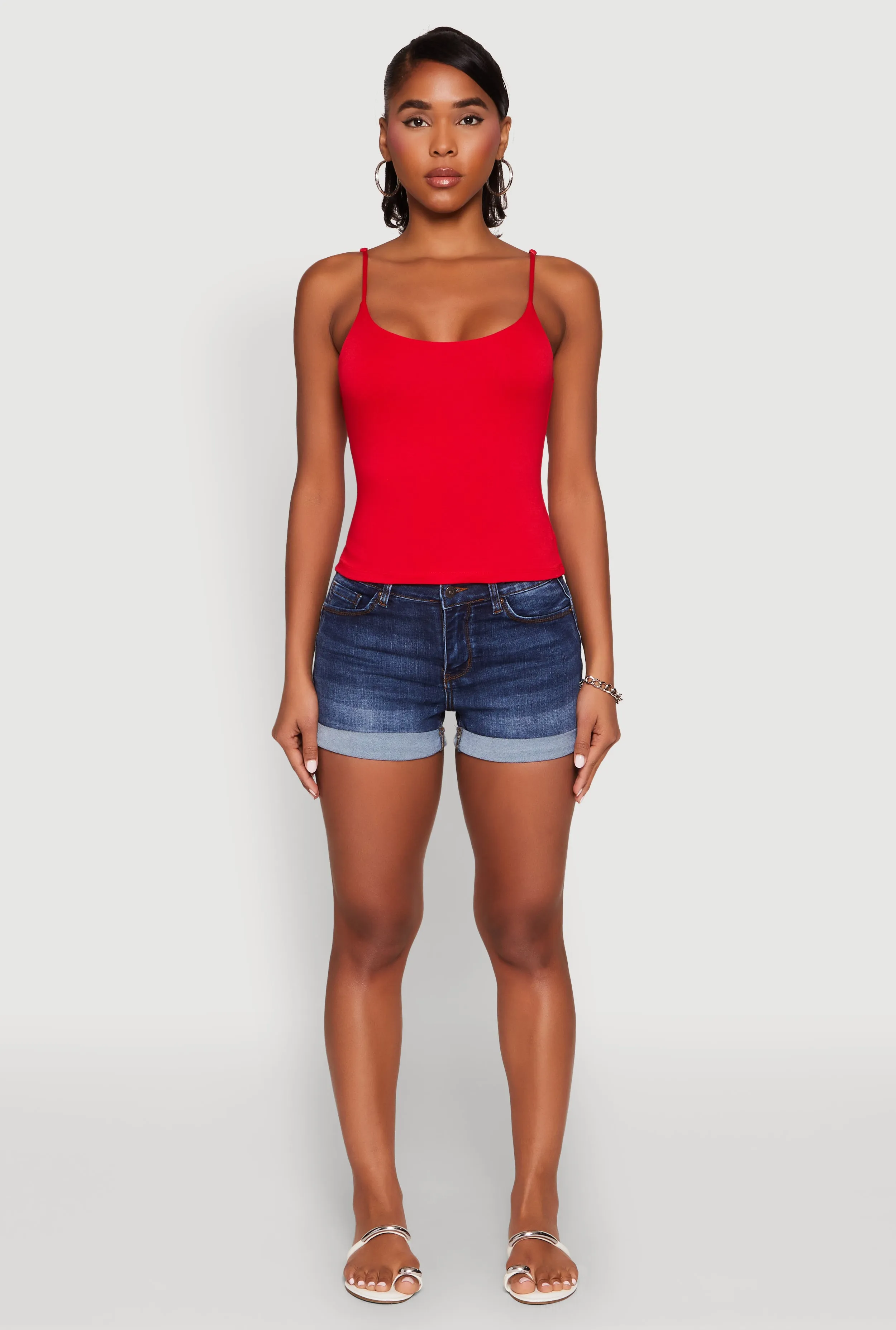 Double Layered Cropped Cami sold by Rainbow product image thumbnail 3