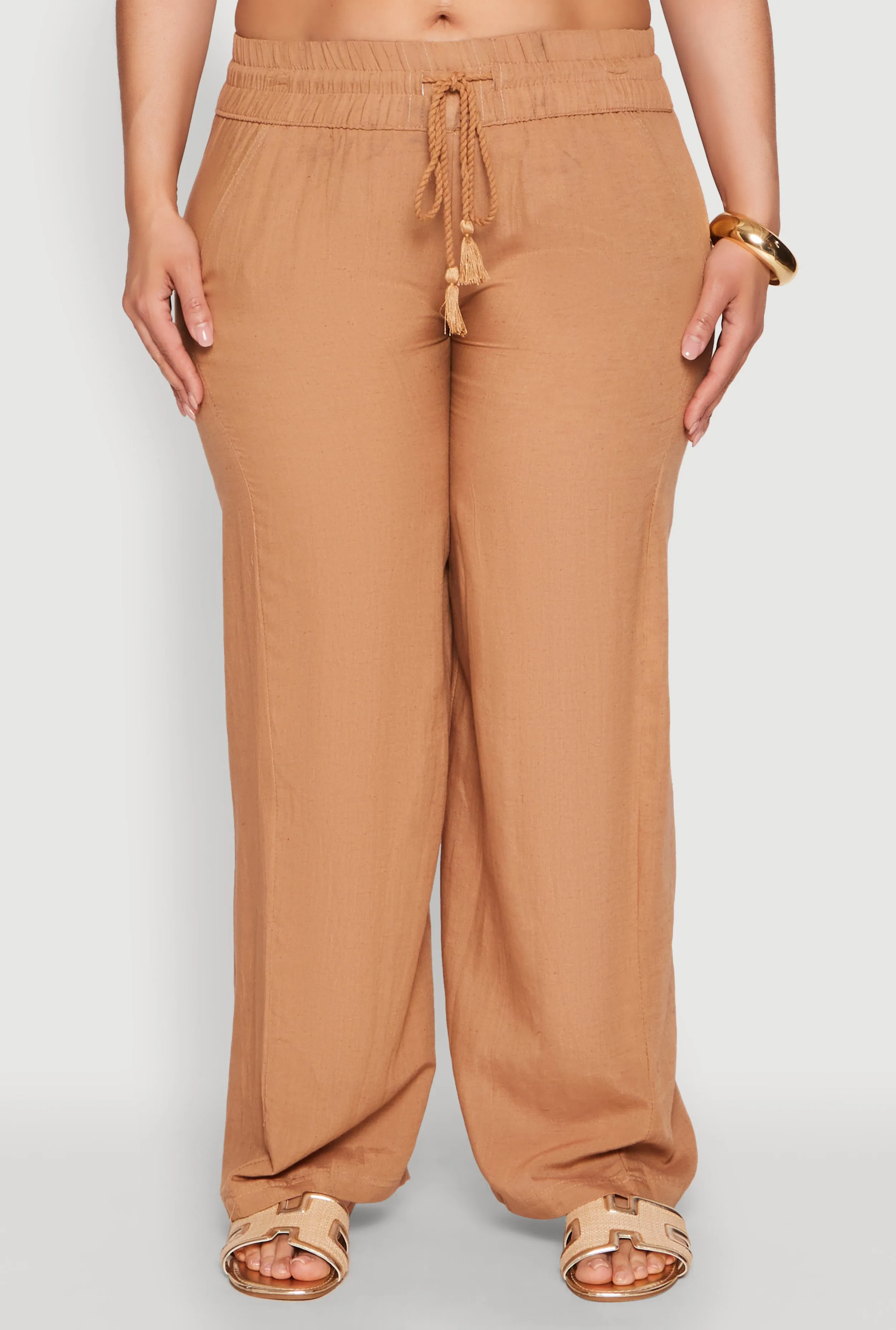 Plus Size Tassel Drawstring Pants sold by Rainbow product image thumbnail 5