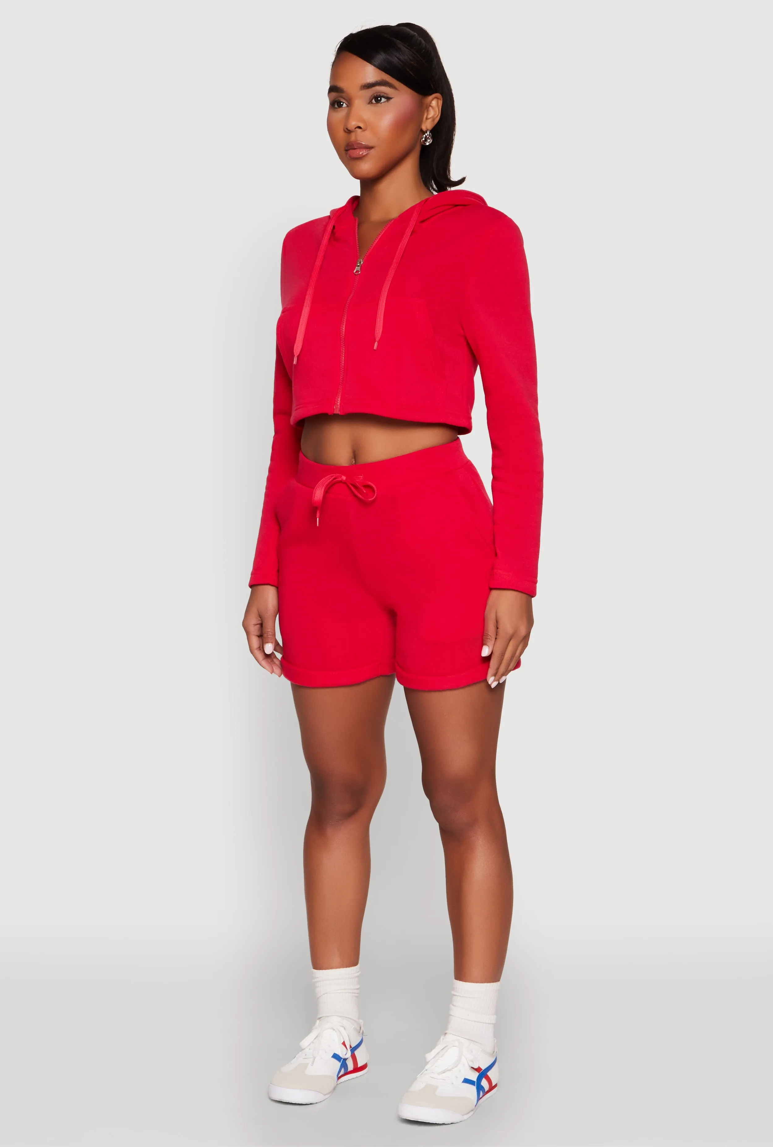 Fleece Lined Zip Front Hooded Sweatshirt sold by Rainbow product image thumbnail 5