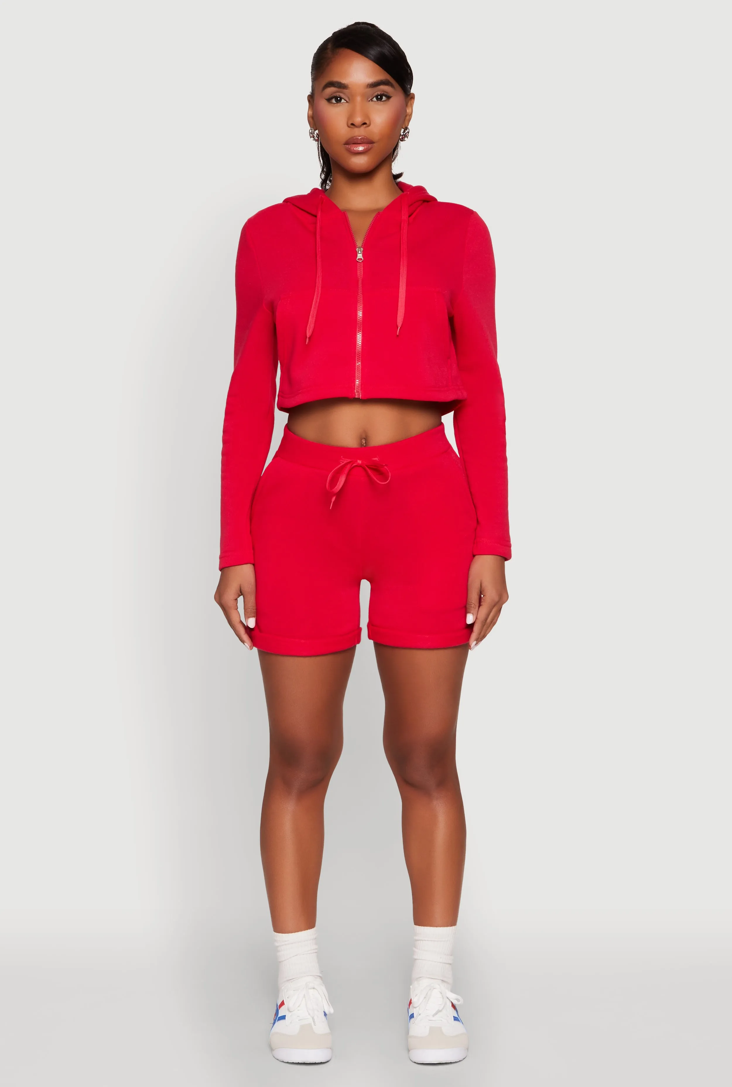 Fleece Lined Zip Front Hooded Sweatshirt sold by Rainbow product image thumbnail 3