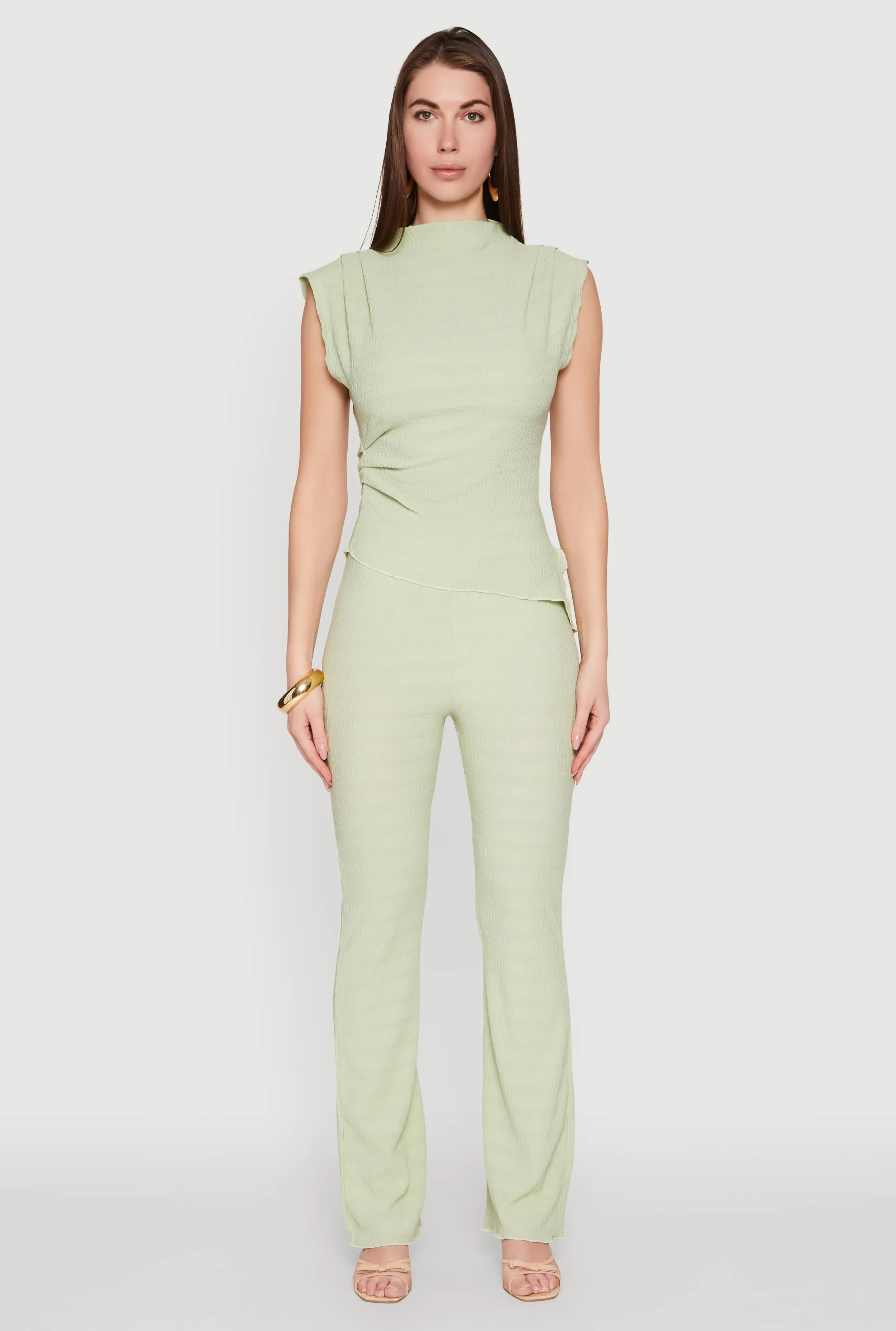 Shadow Stripe Textured Knit Pants sold by Rainbow product image thumbnail 2