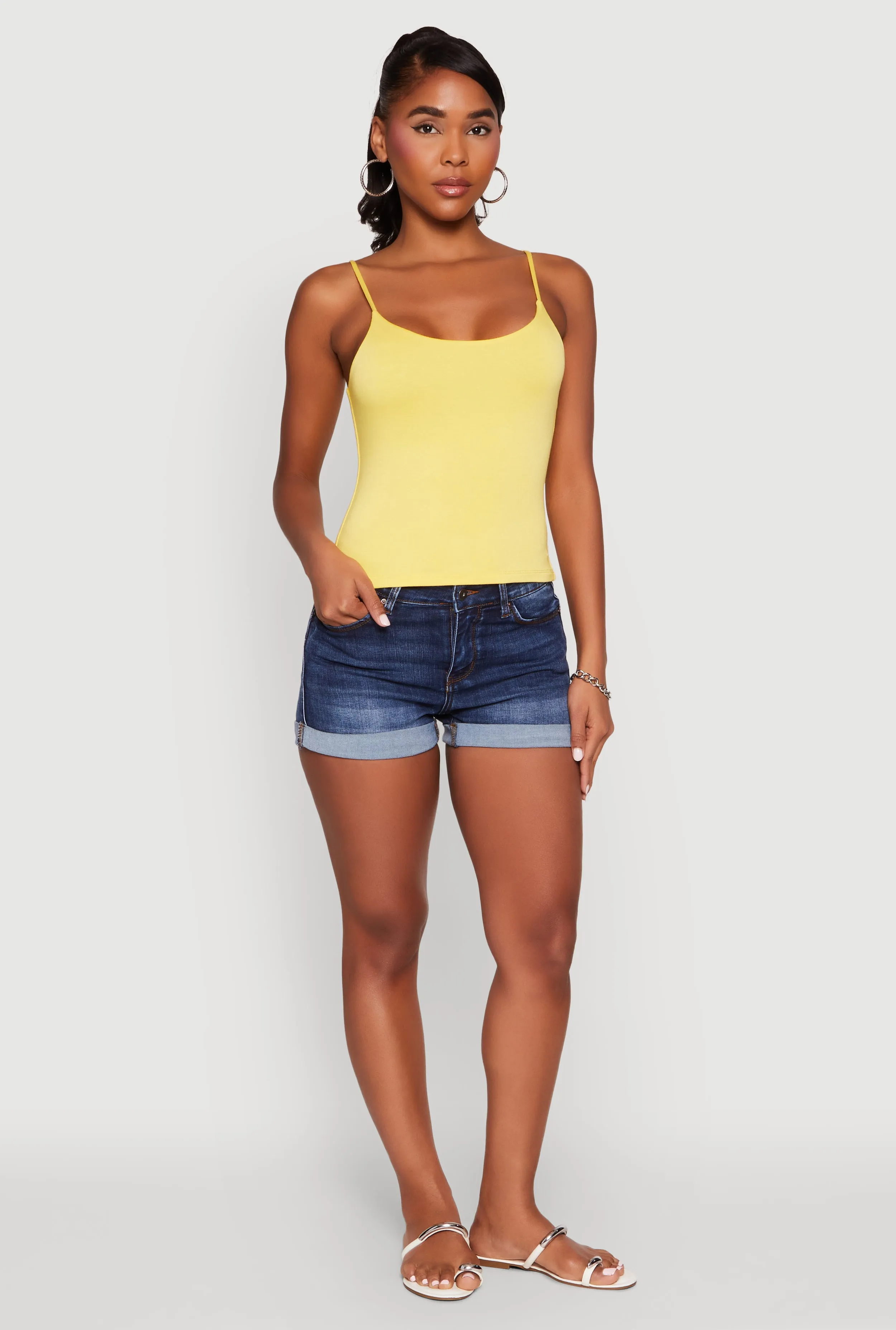 Double Layered Cropped Cami sold by Rainbow