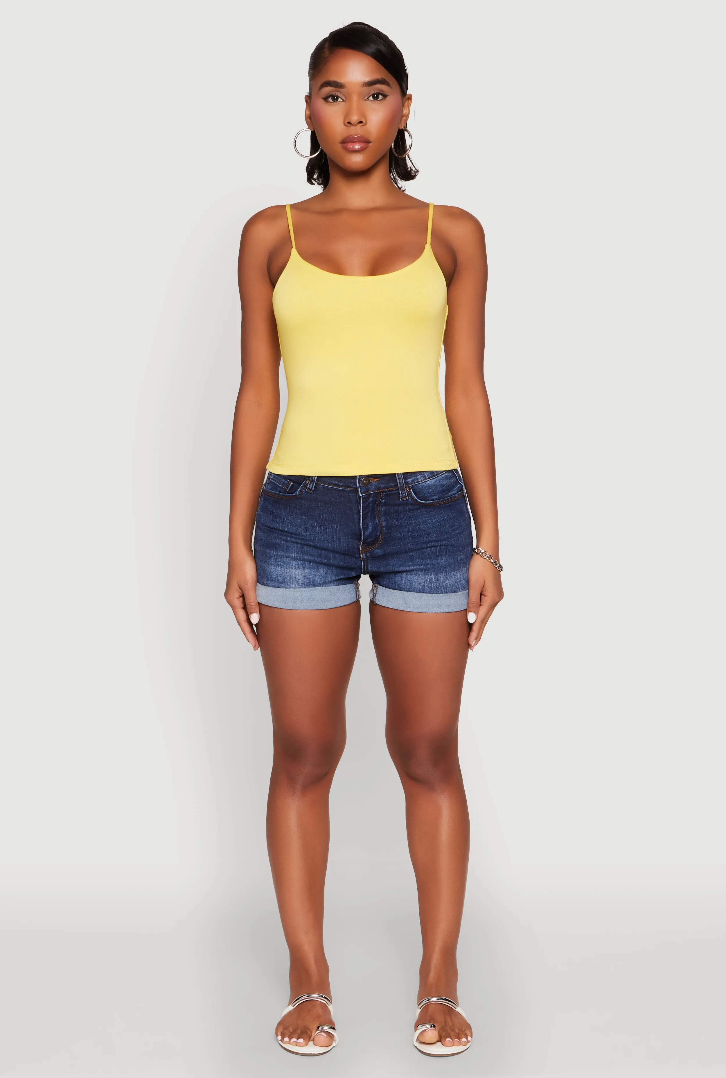 Double Layered Cropped Cami sold by Rainbow product image thumbnail 3