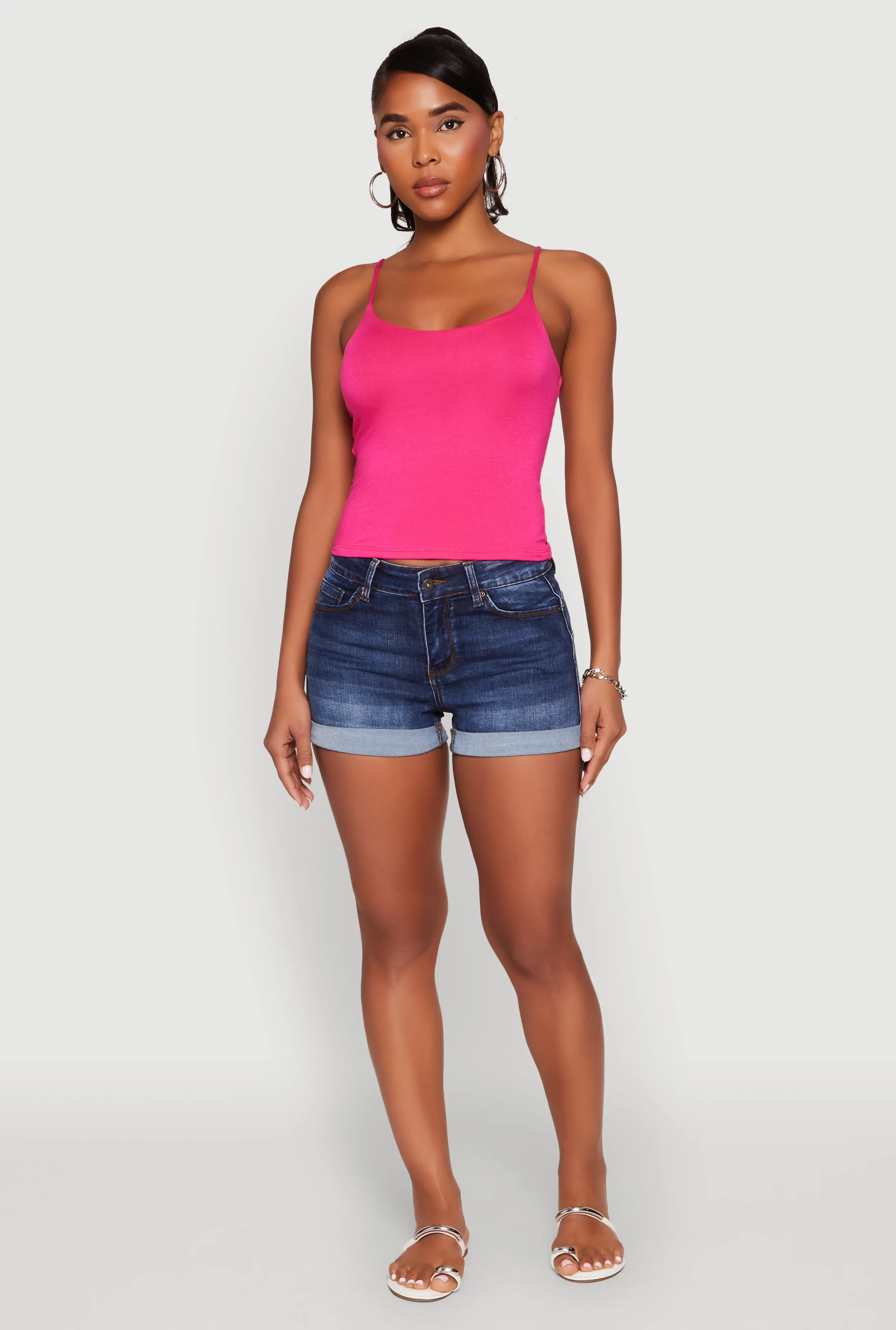 Double Layered Cropped Cami sold by Rainbow