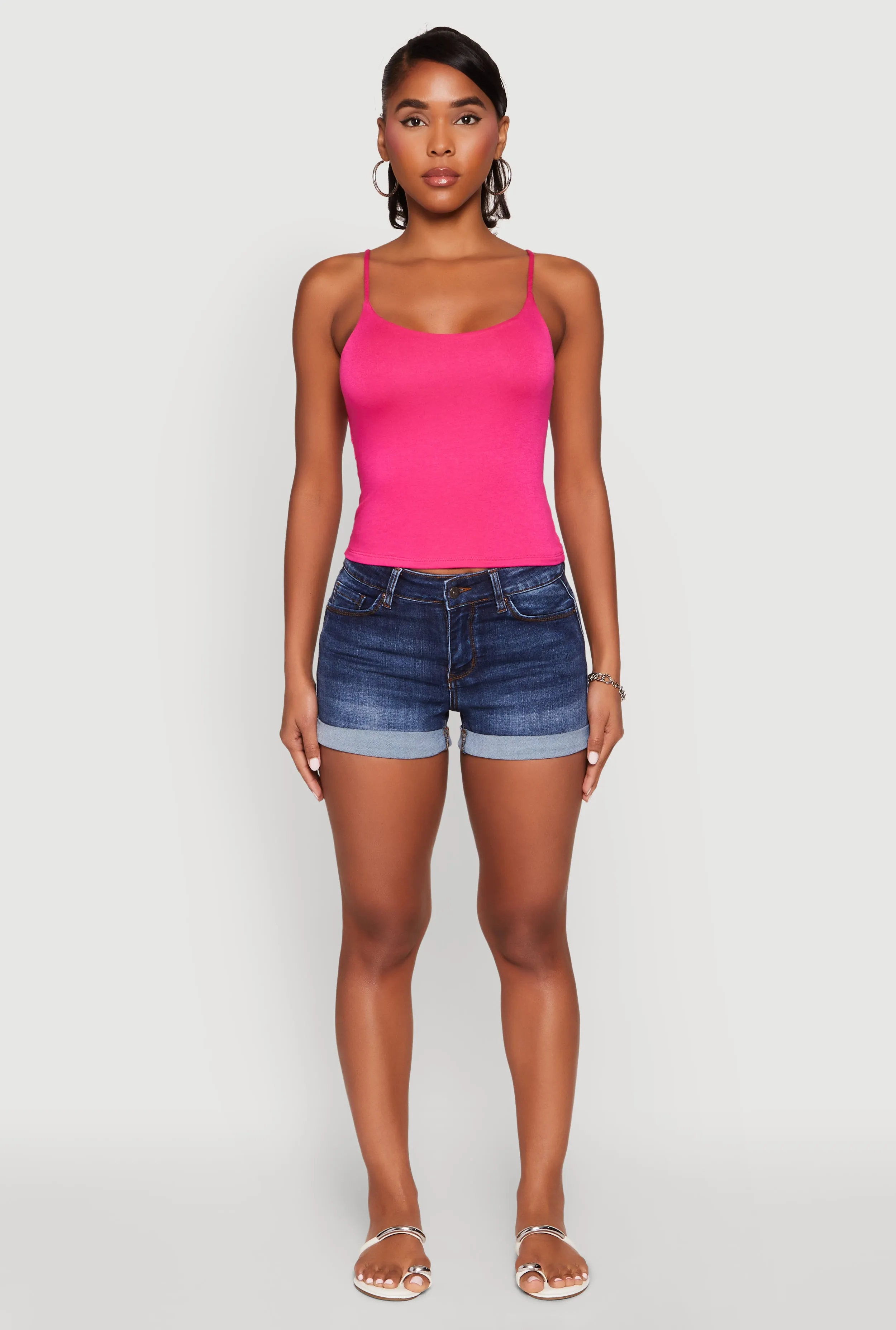 Double Layered Cropped Cami sold by Rainbow product image thumbnail 3