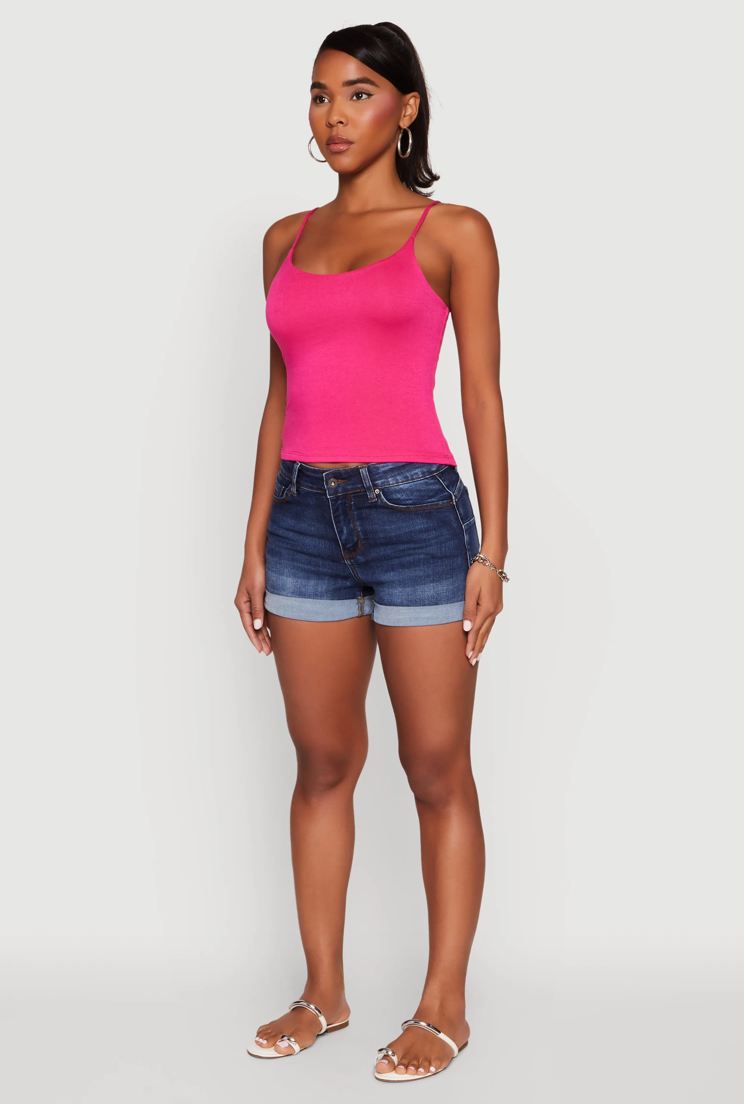 Double Layered Cropped Cami sold by Rainbow product image thumbnail 5