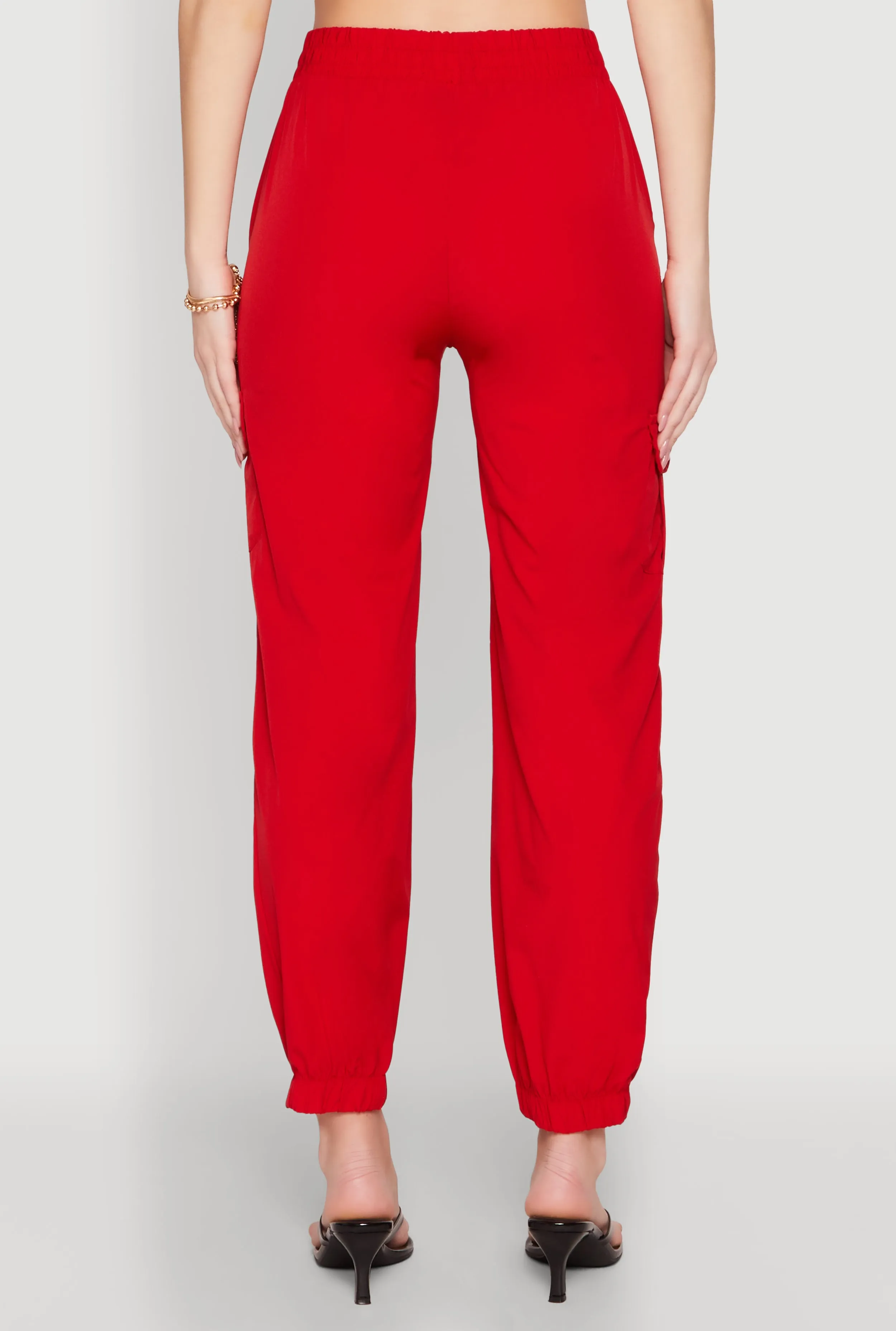 Smock Waist Cargo Joggers sold by Rainbow product image thumbnail 5