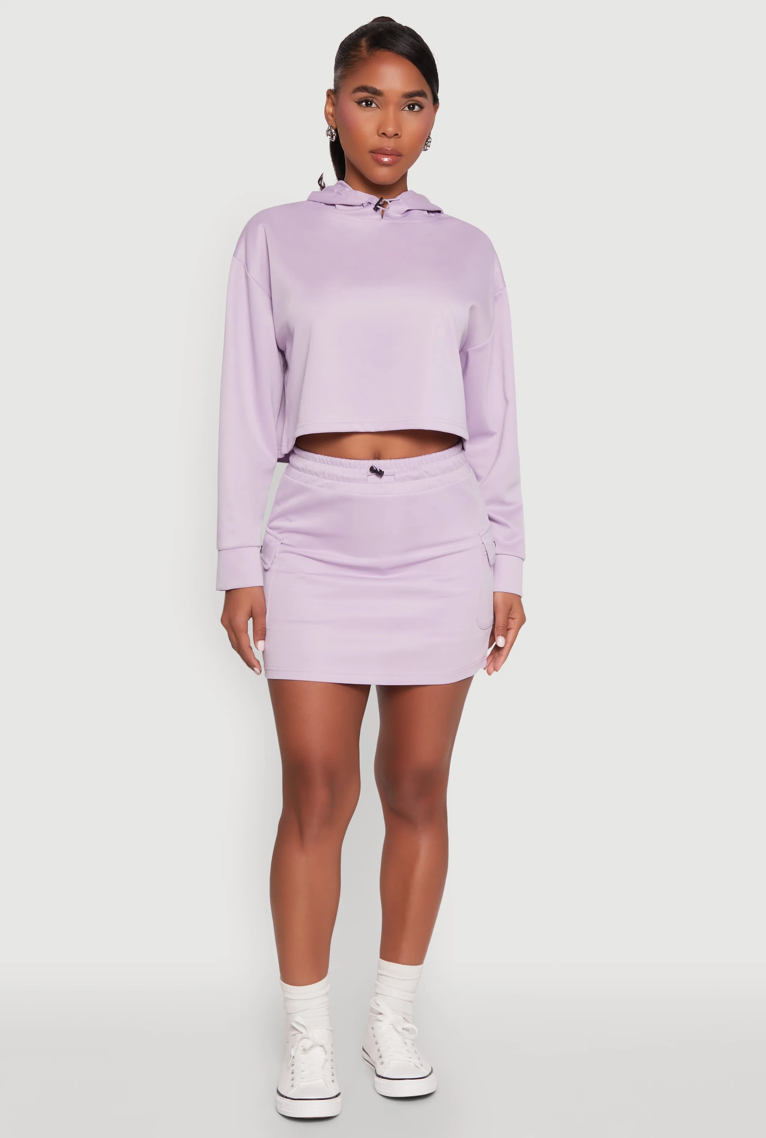 Long Sleeve Hooded Sweatshirt sold by Rainbow product image thumbnail 2