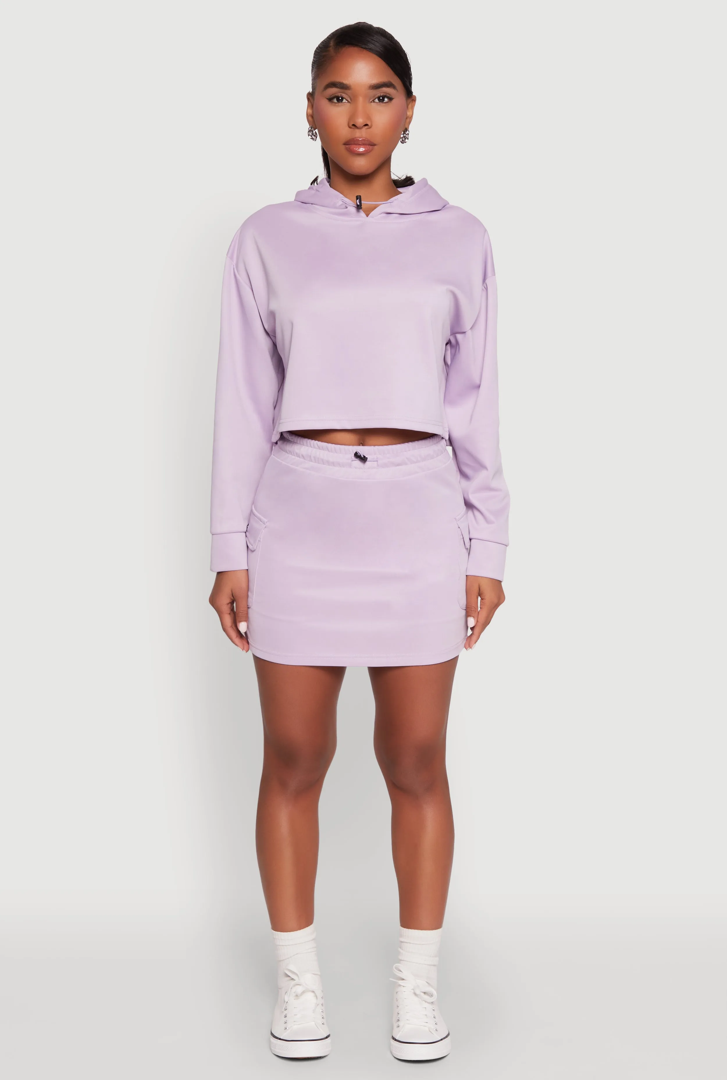 Long Sleeve Hooded Sweatshirt sold by Rainbow product image thumbnail 3