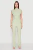 Asymmetrical Hem Cap Sleeve Top sold by Rainbow