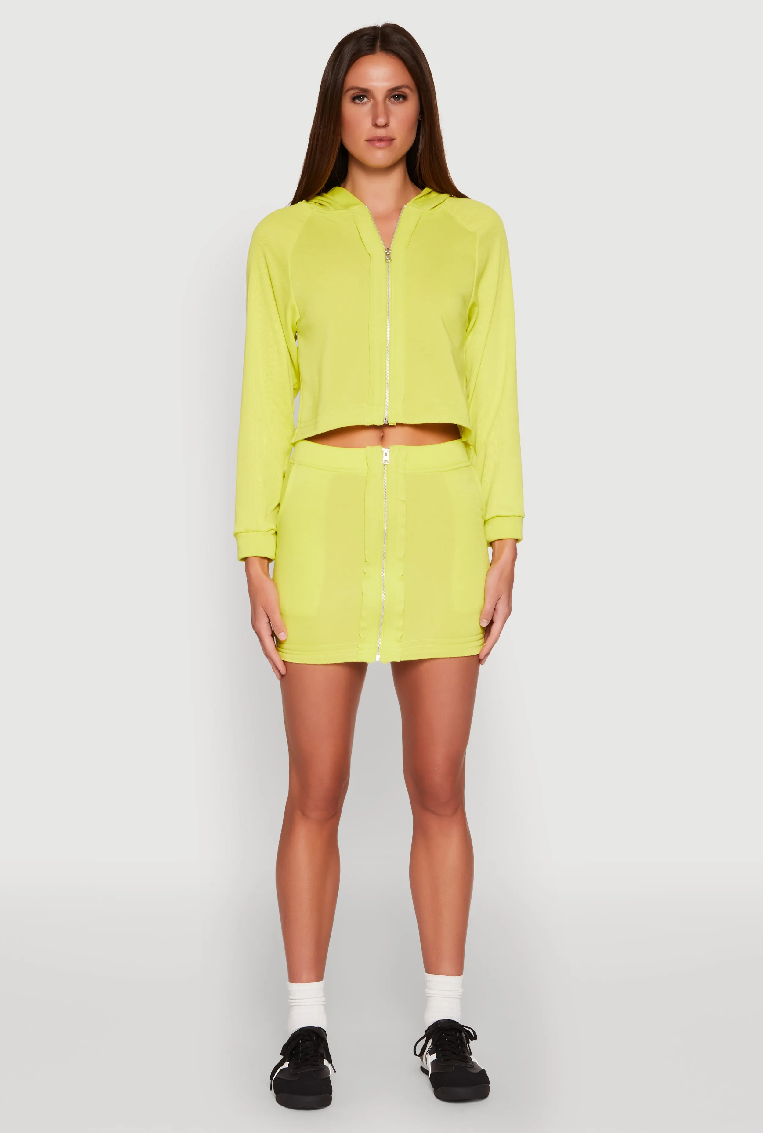 Fleece Lined Zip Front Skirt sold by Rainbow product image thumbnail 2