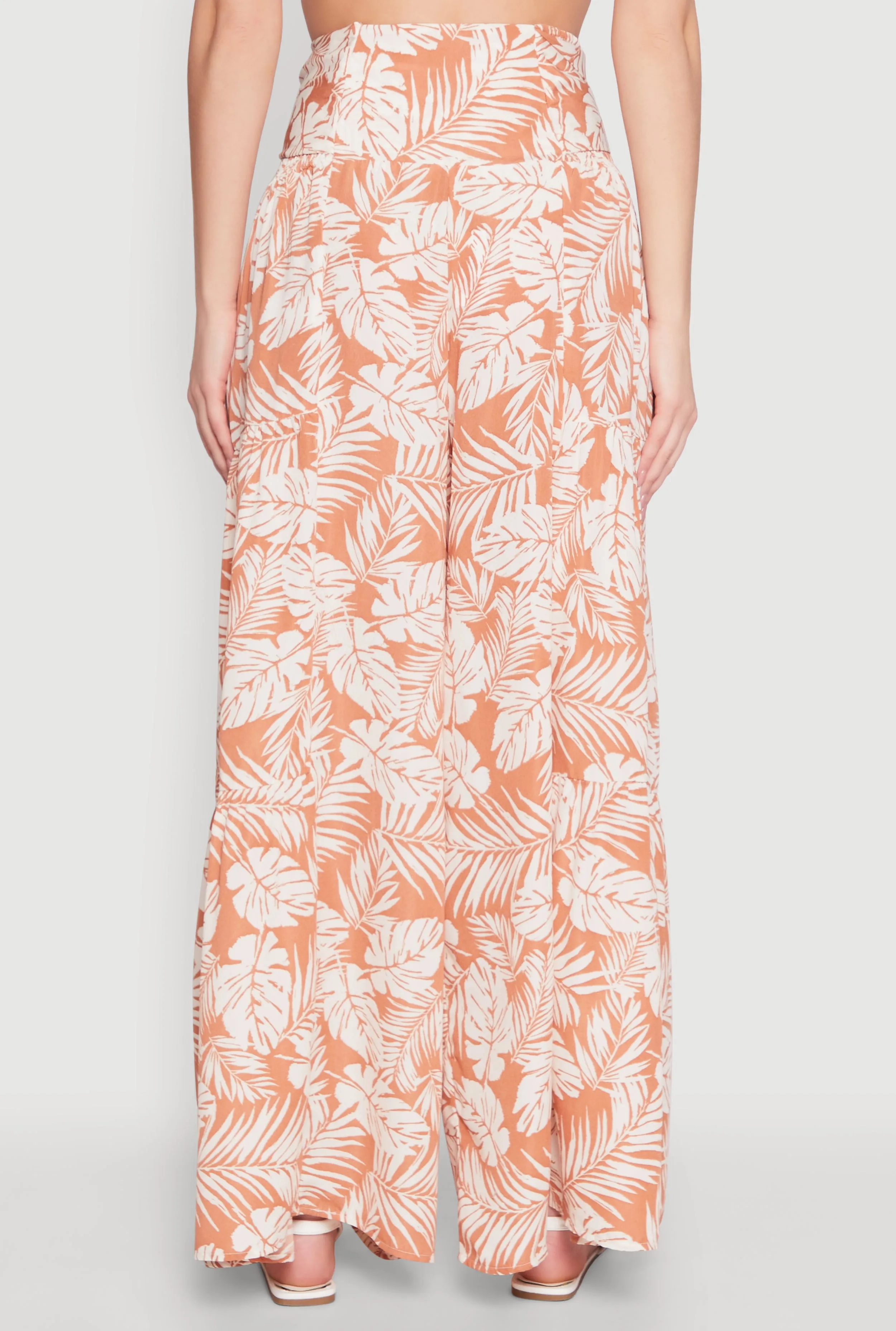 Airy Tie Front Tiered Leg Palazzo Pants sold by Rainbow product image thumbnail 5