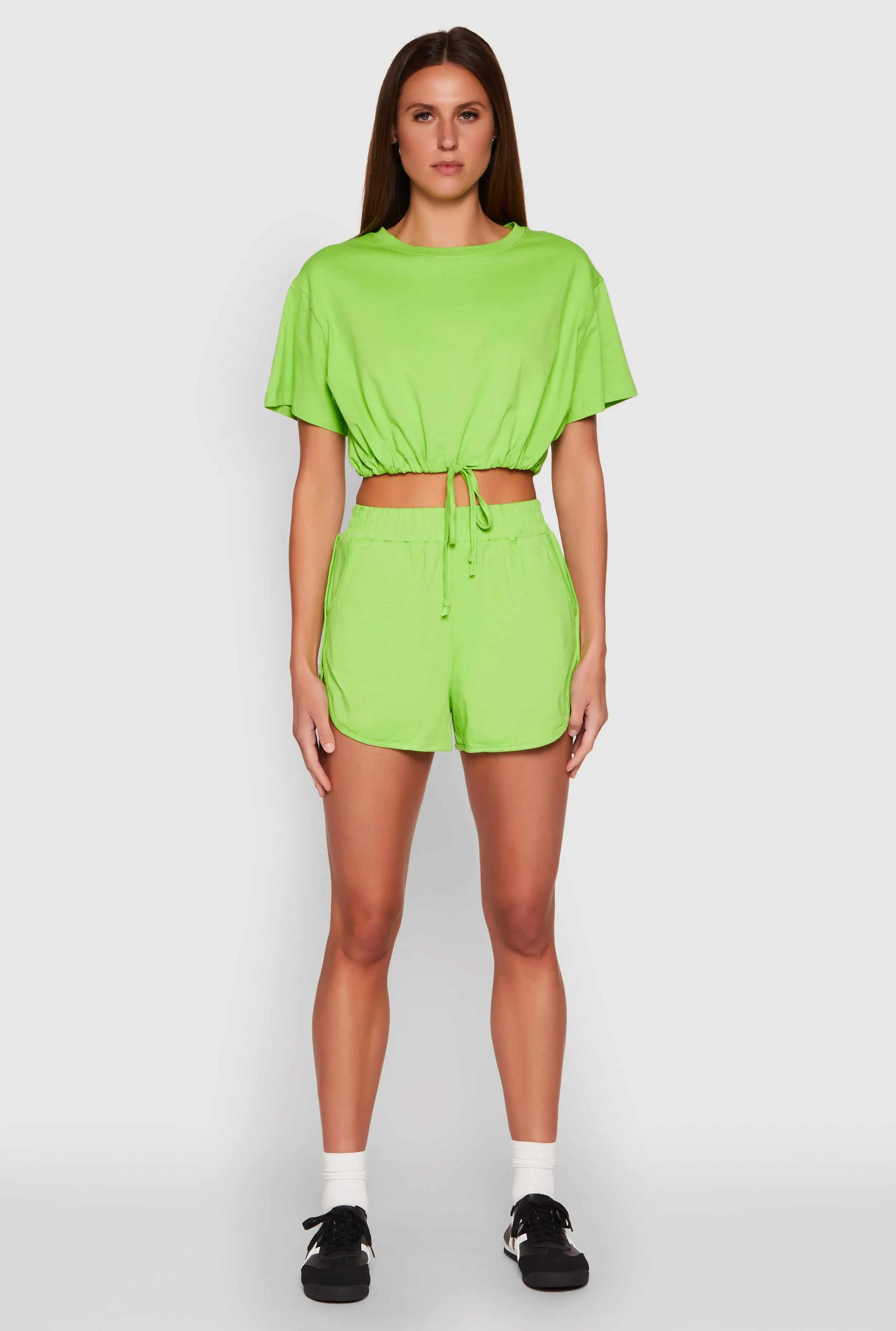 Daisy High Waisted Dolphin Shorts sold by Rainbow product image thumbnail 2