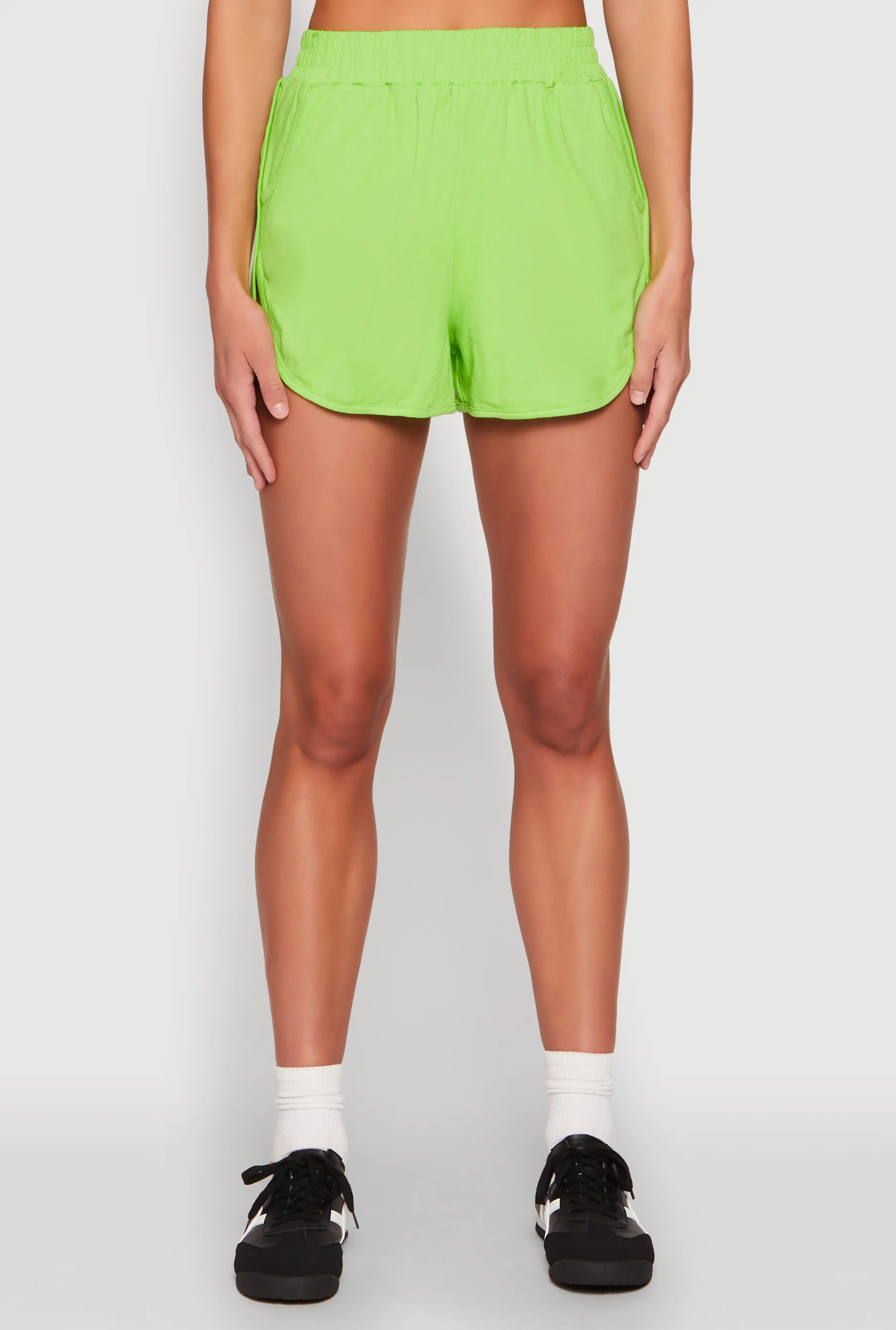 Daisy High Waisted Dolphin Shorts sold by Rainbow product image thumbnail 3