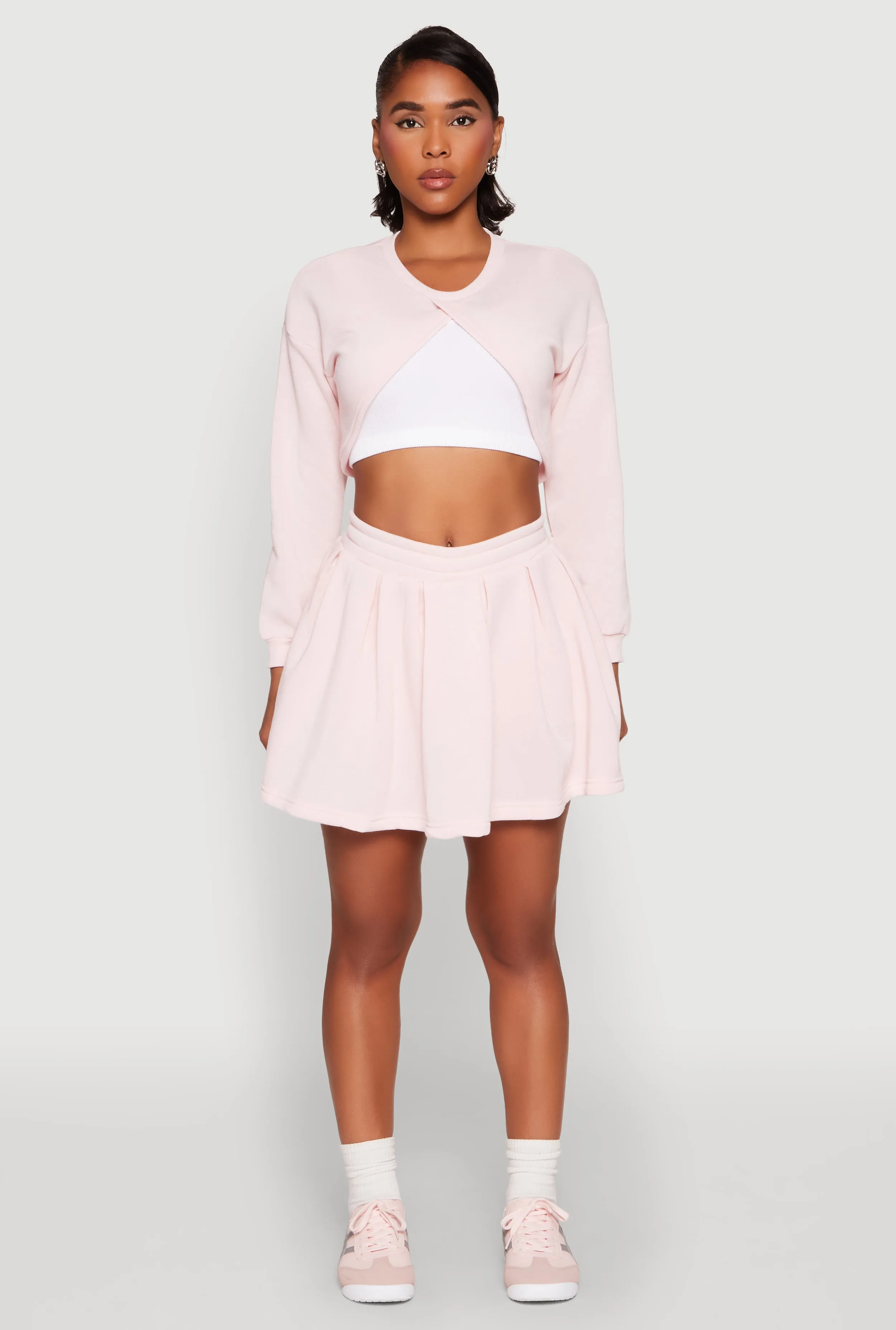 Long Sleeve Bolero Sweatshirt sold by Rainbow product image thumbnail 3