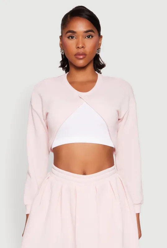 Long Sleeve Bolero Sweatshirt sold by Rainbow