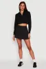 Solid High Waisted Pleated Skort sold by Rainbow