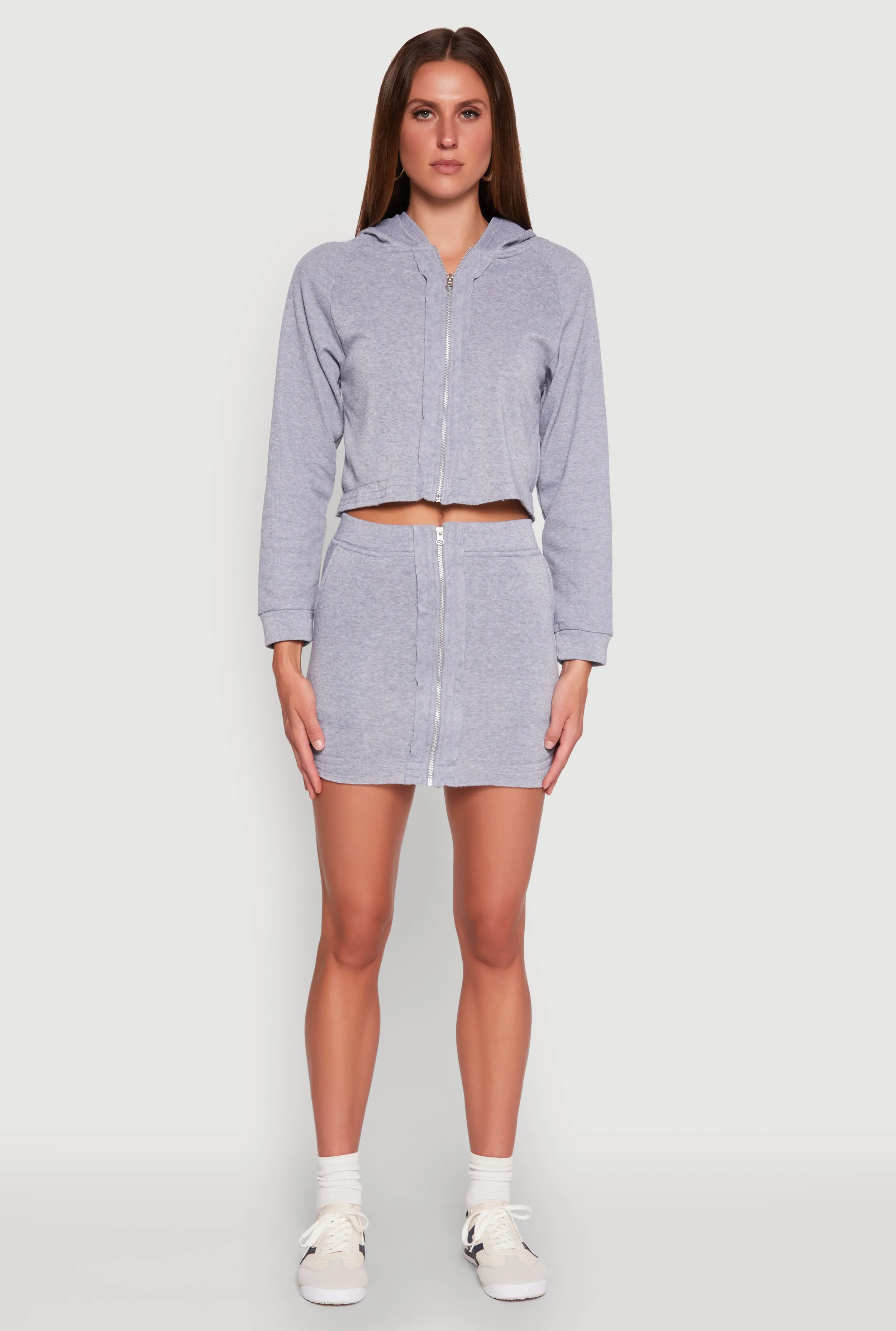 Fleece Lined Zip Front Skirt sold by Rainbow product image thumbnail 2