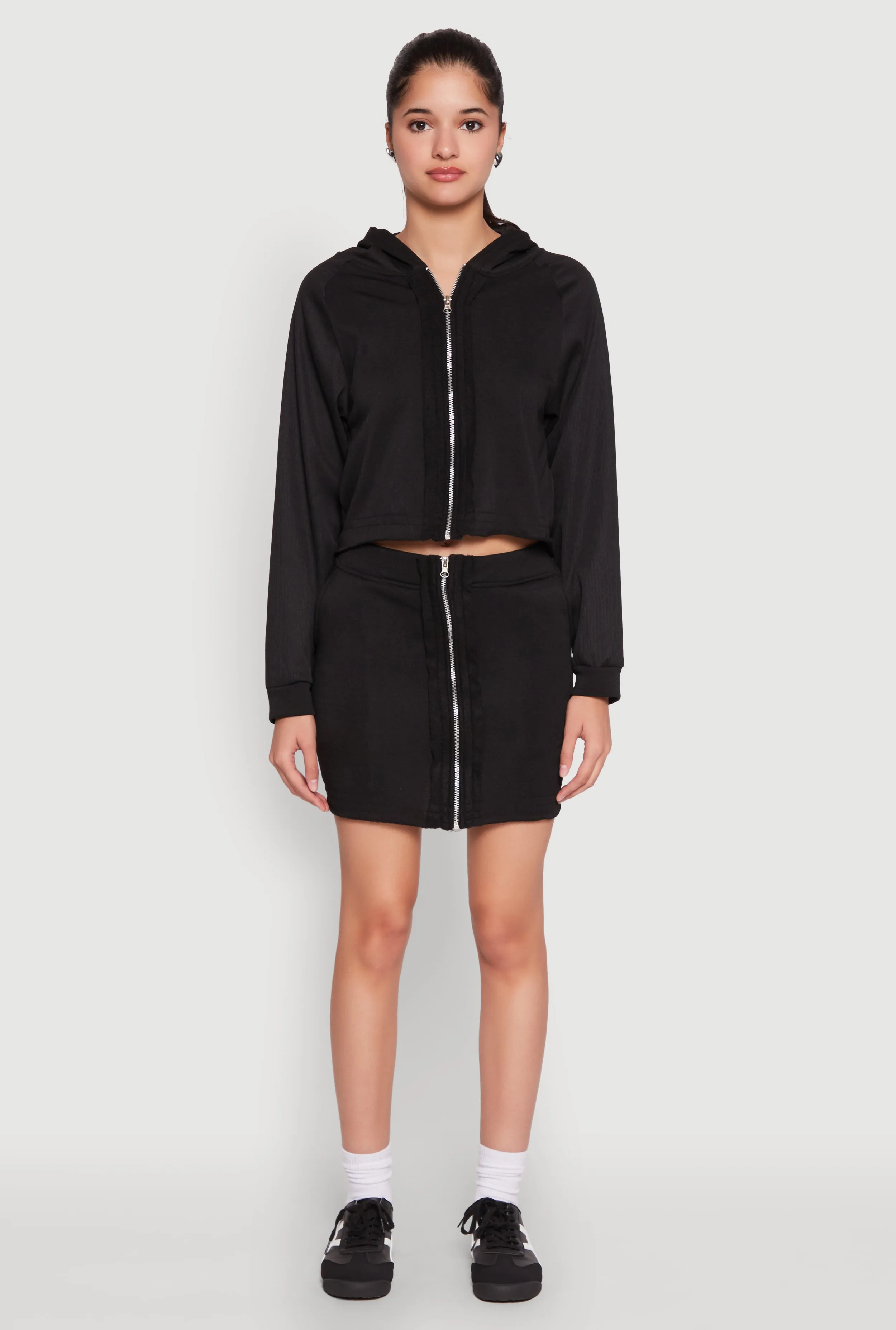 Fleece Lined Zip Front Skirt sold by Rainbow product image thumbnail 2