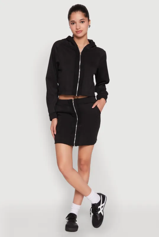 Fleece Lined Zip Front Skirt sold by Rainbow