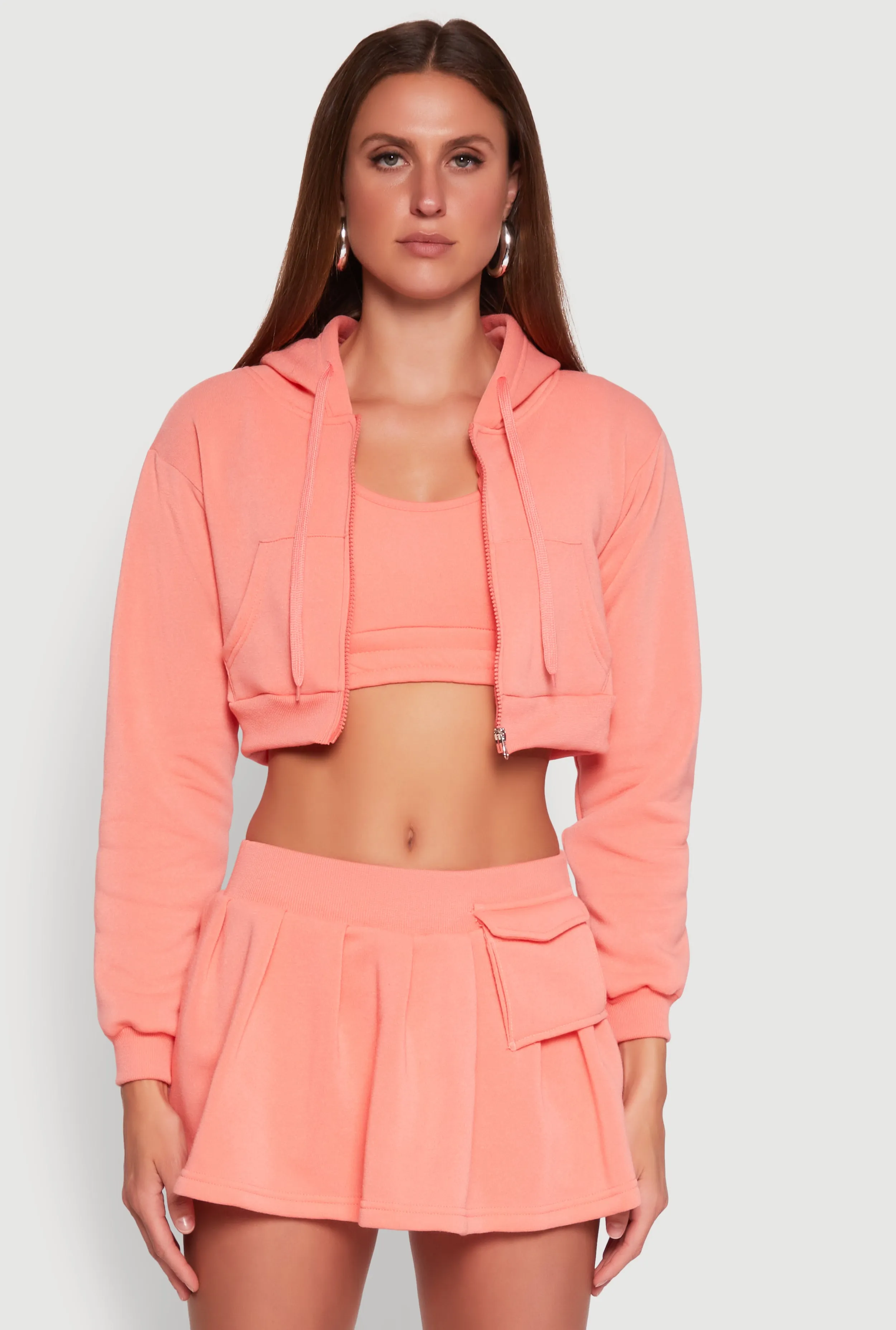 Long Sleeve Hooded Sweatshirt and Tank Top sold by Rainbow