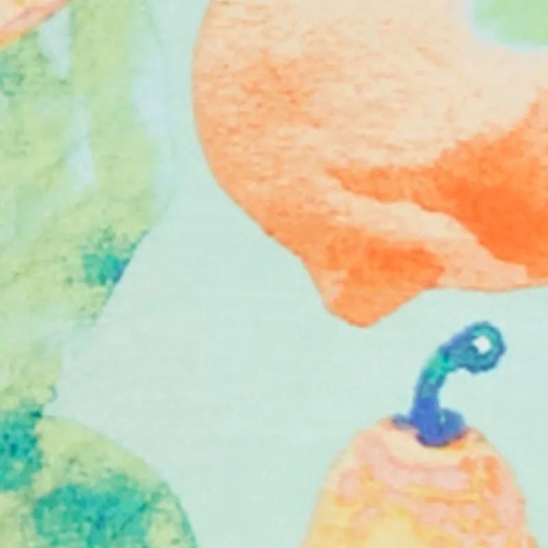 Airy Fruit Print Button Front Shirt sold by Rainbow product image thumbnail 4