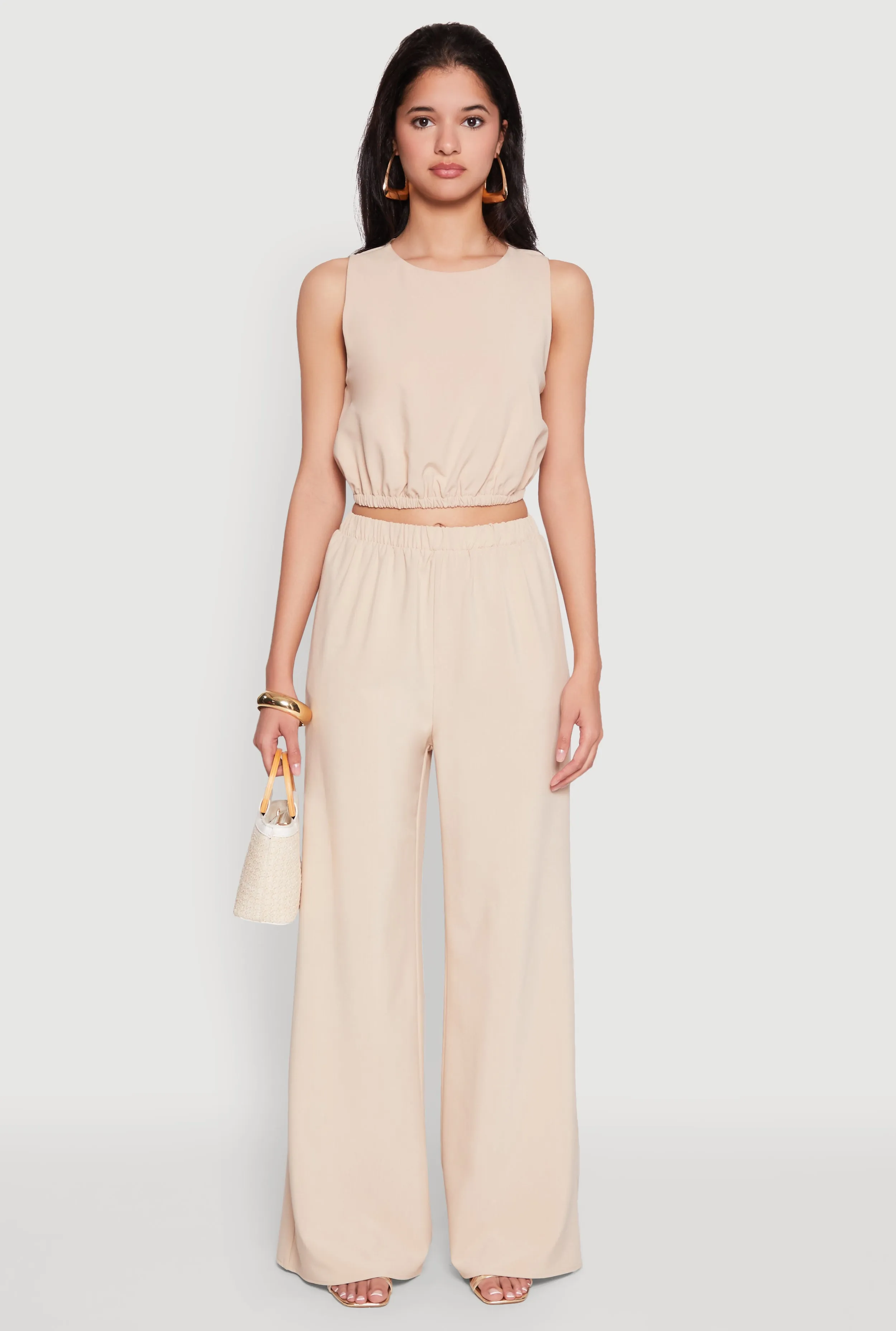 High Waisted Palazzo Pants sold by Rainbow product image thumbnail 2