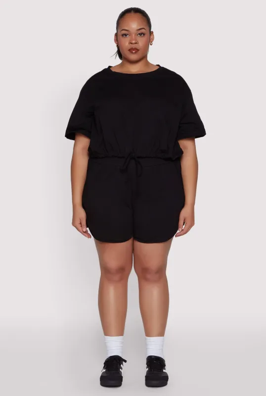 Plus Size Smocked Dolphin Shorts sold by Rainbow