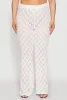 Plus Size Crochet Diamond Knit Pants sold by Rainbow