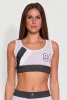 94 Graphic Denim Trim Crop Top sold by Rainbow
