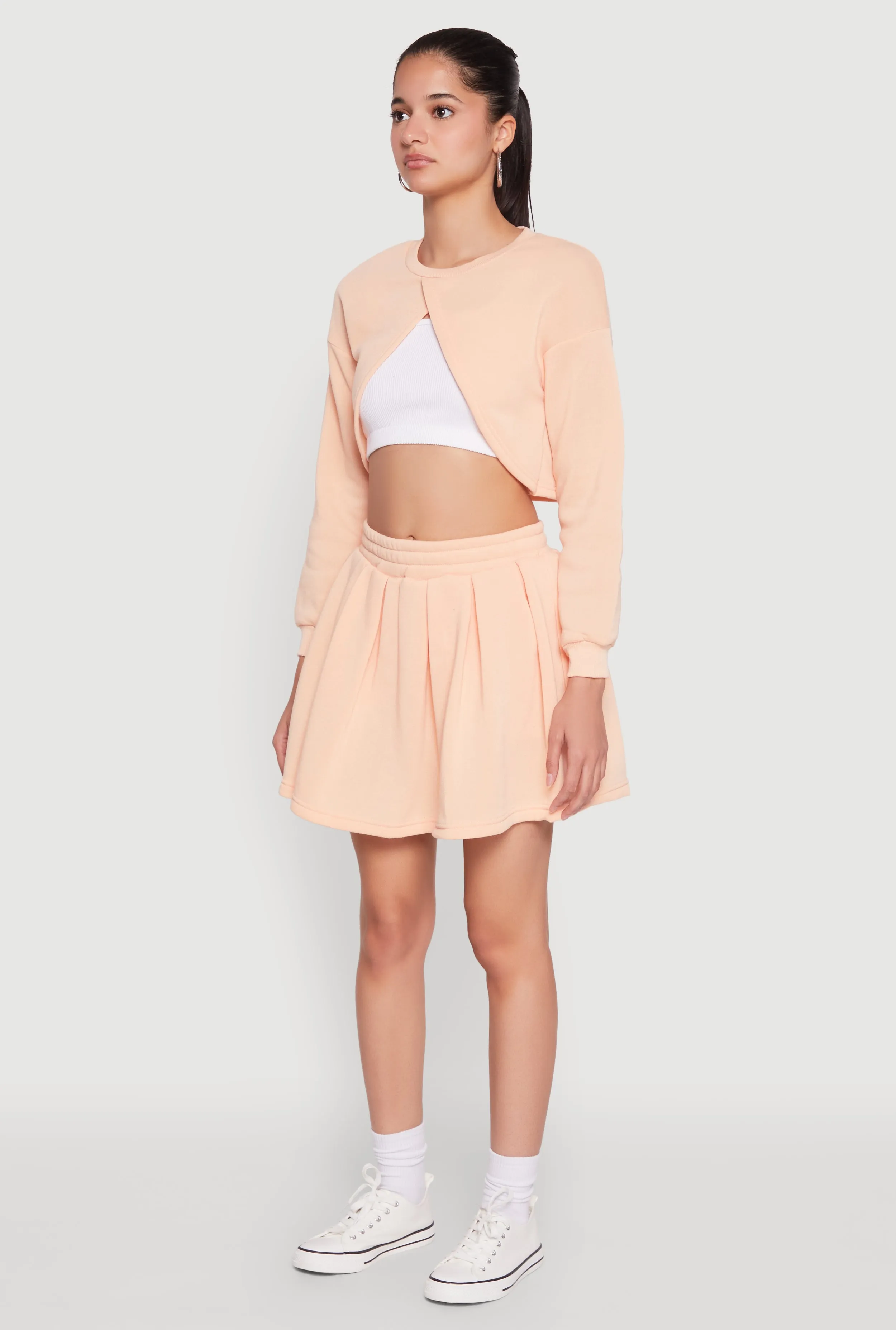 Long Sleeve Bolero Sweatshirt sold by Rainbow product image thumbnail 5