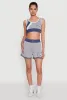 94 Graphic Denim Trim Crop Top sold by Rainbow
