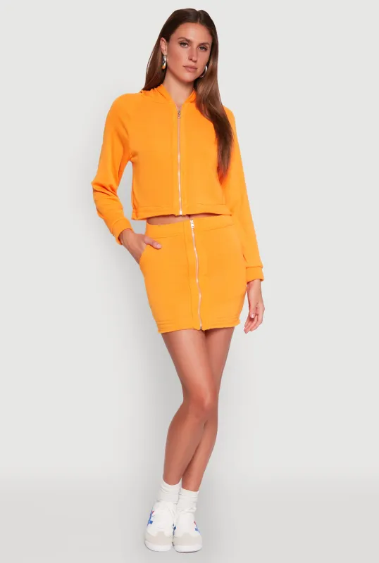 Fleece Lined Zip Front Skirt sold by Rainbow