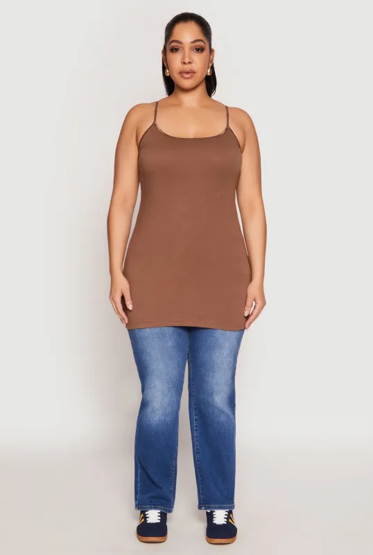 Plus Size Scoop Neck Cami sold by Rainbow