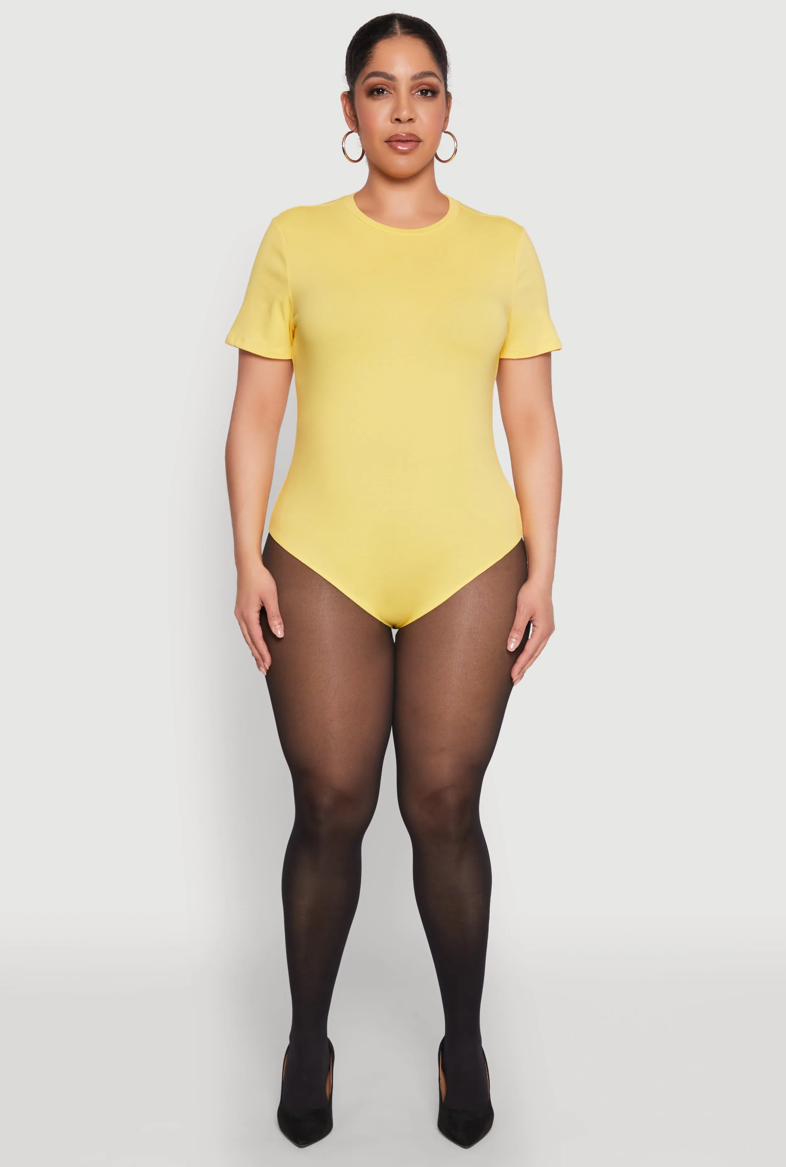 Plus Size Short Sleeve Bodysuit sold by Rainbow product image thumbnail 3