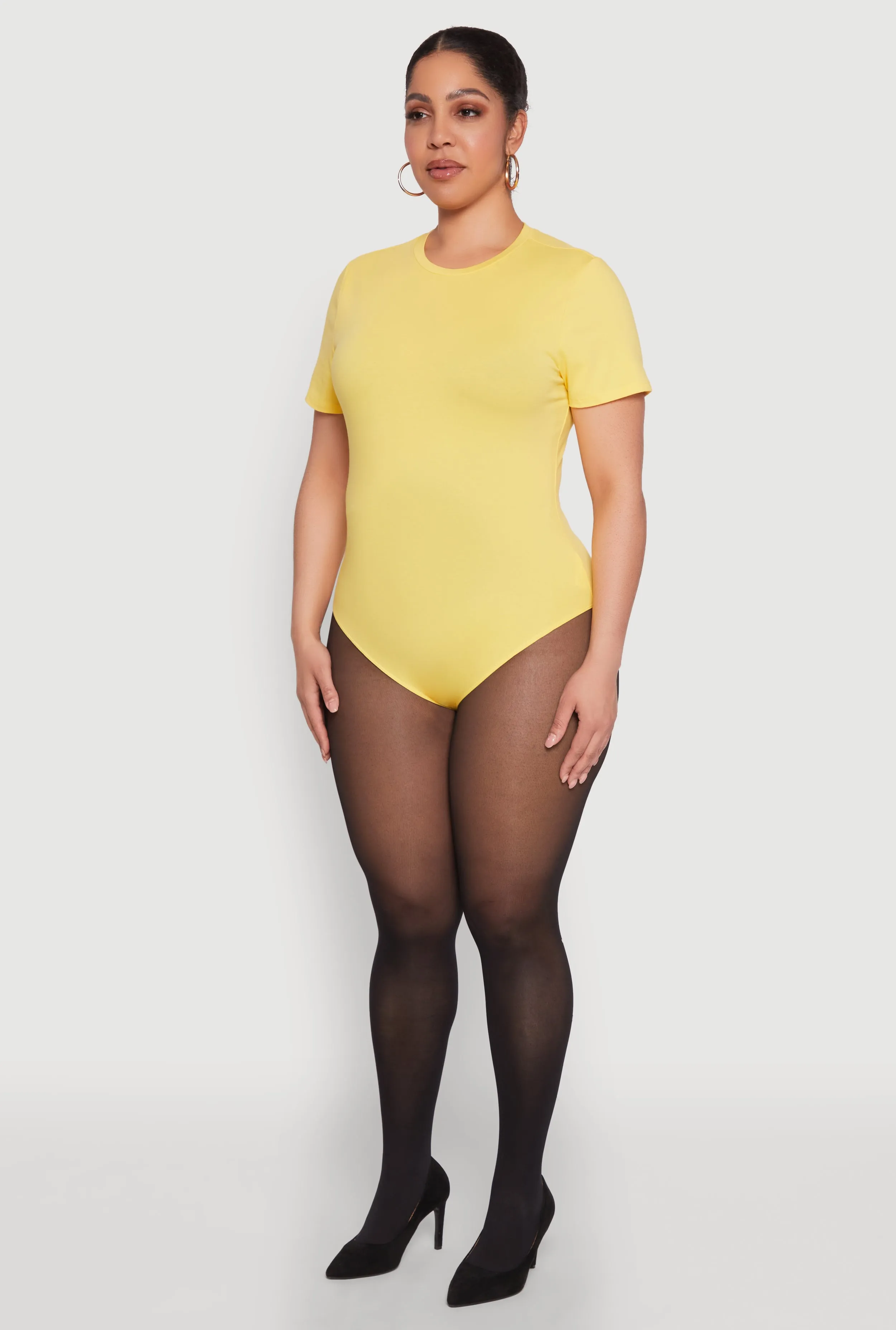 Plus Size Short Sleeve Bodysuit sold by Rainbow product image thumbnail 5