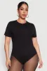 Plus Size Short Sleeve Bodysuit sold by Rainbow