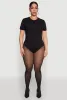 Plus Size Short Sleeve Bodysuit sold by Rainbow