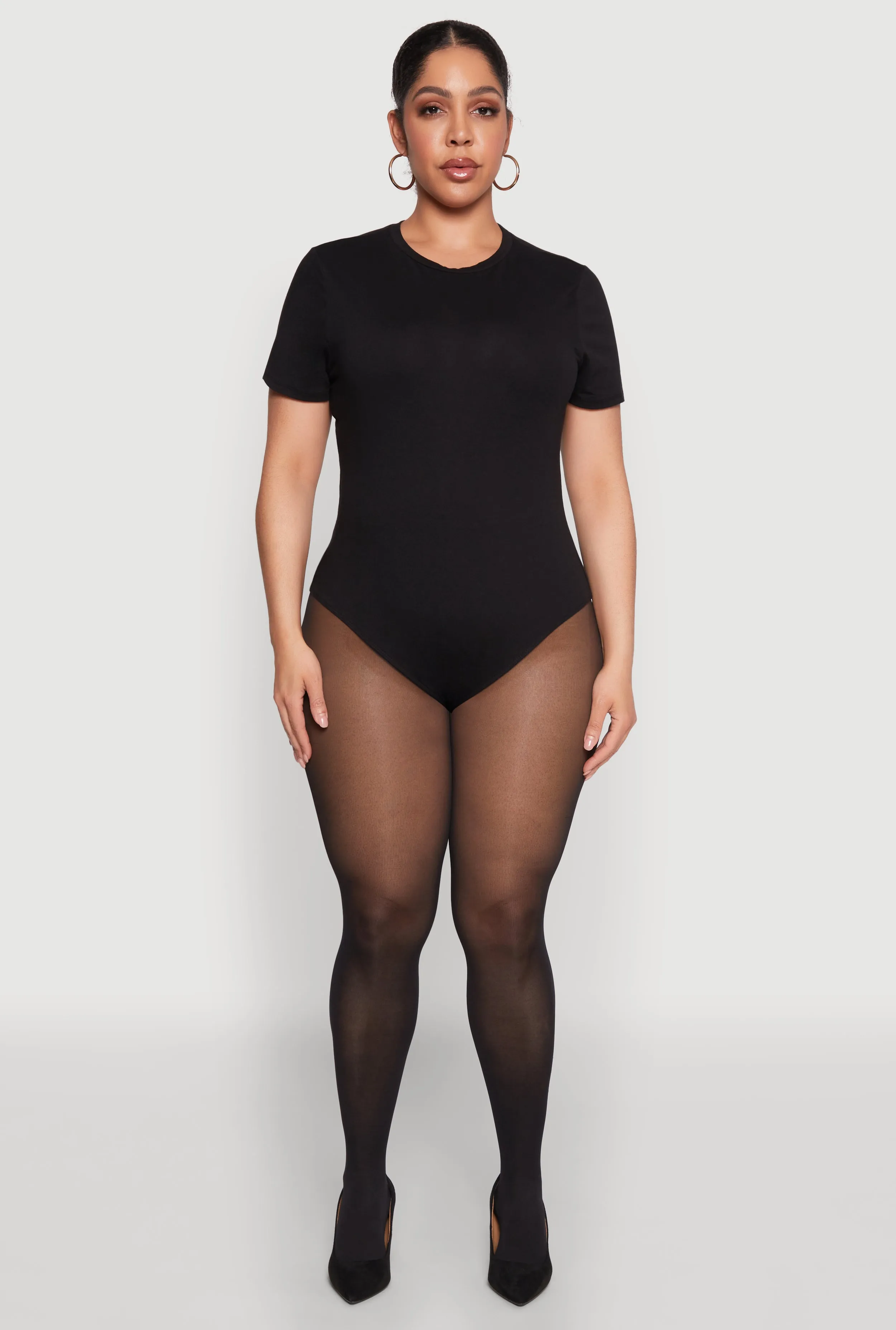 Plus Size Short Sleeve Bodysuit sold by Rainbow product image thumbnail 3