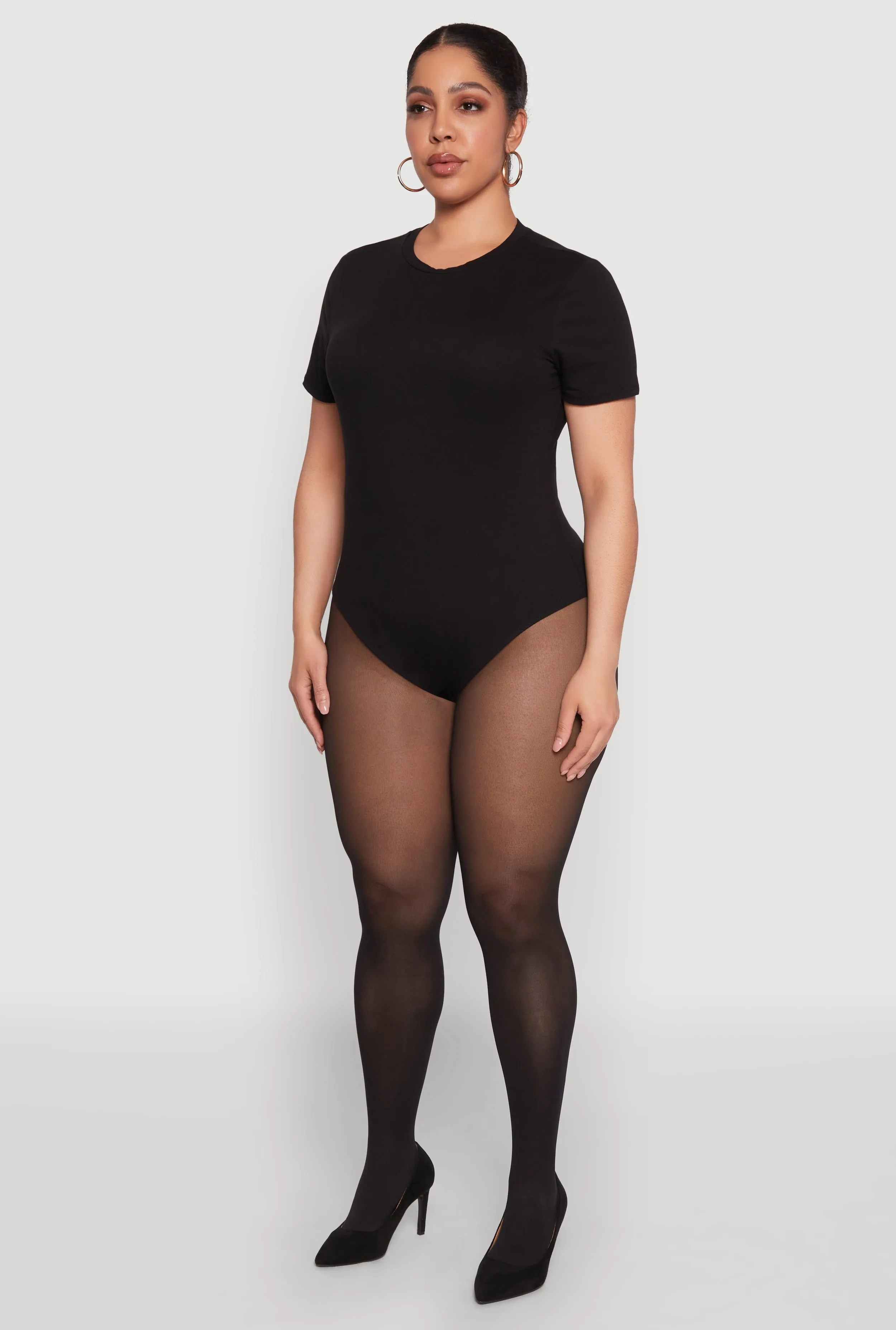 Plus Size Short Sleeve Bodysuit sold by Rainbow product image thumbnail 5