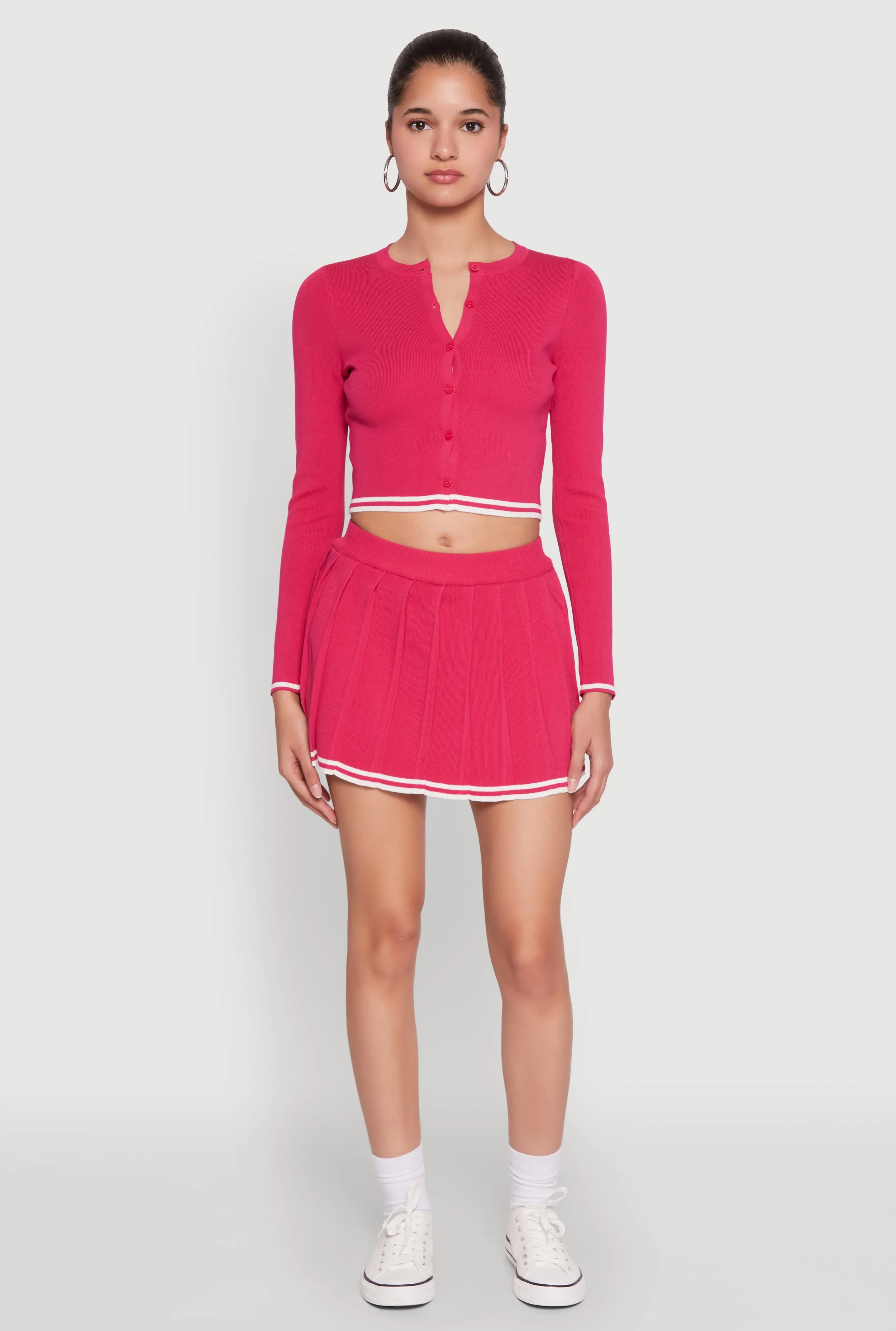 Daisy Varsity Stripe Cardigan sold by Rainbow product image thumbnail 3