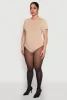 Plus Size Short Sleeve Bodysuit sold by Rainbow