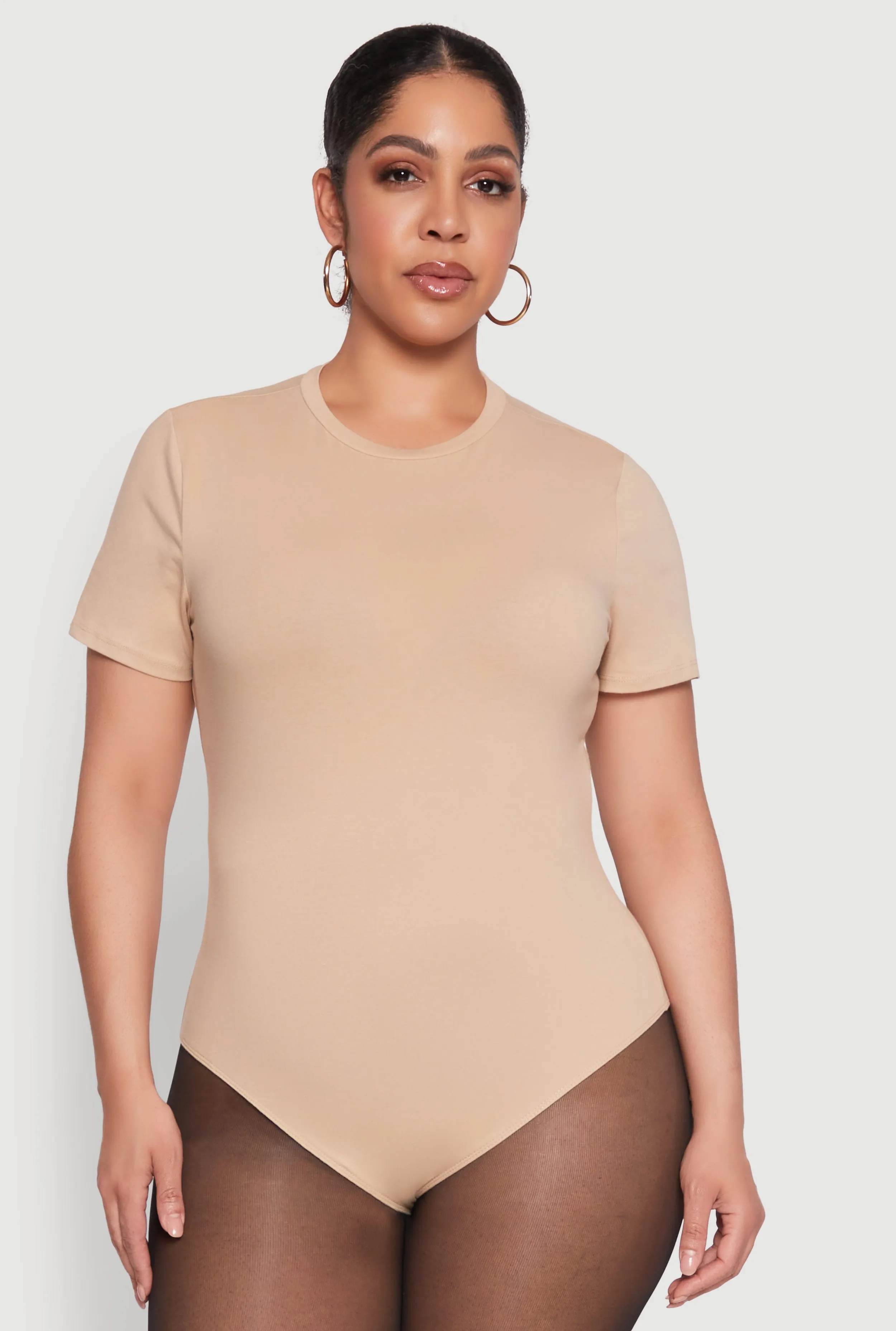 Plus Size Short Sleeve Bodysuit sold by Rainbow product image thumbnail 2