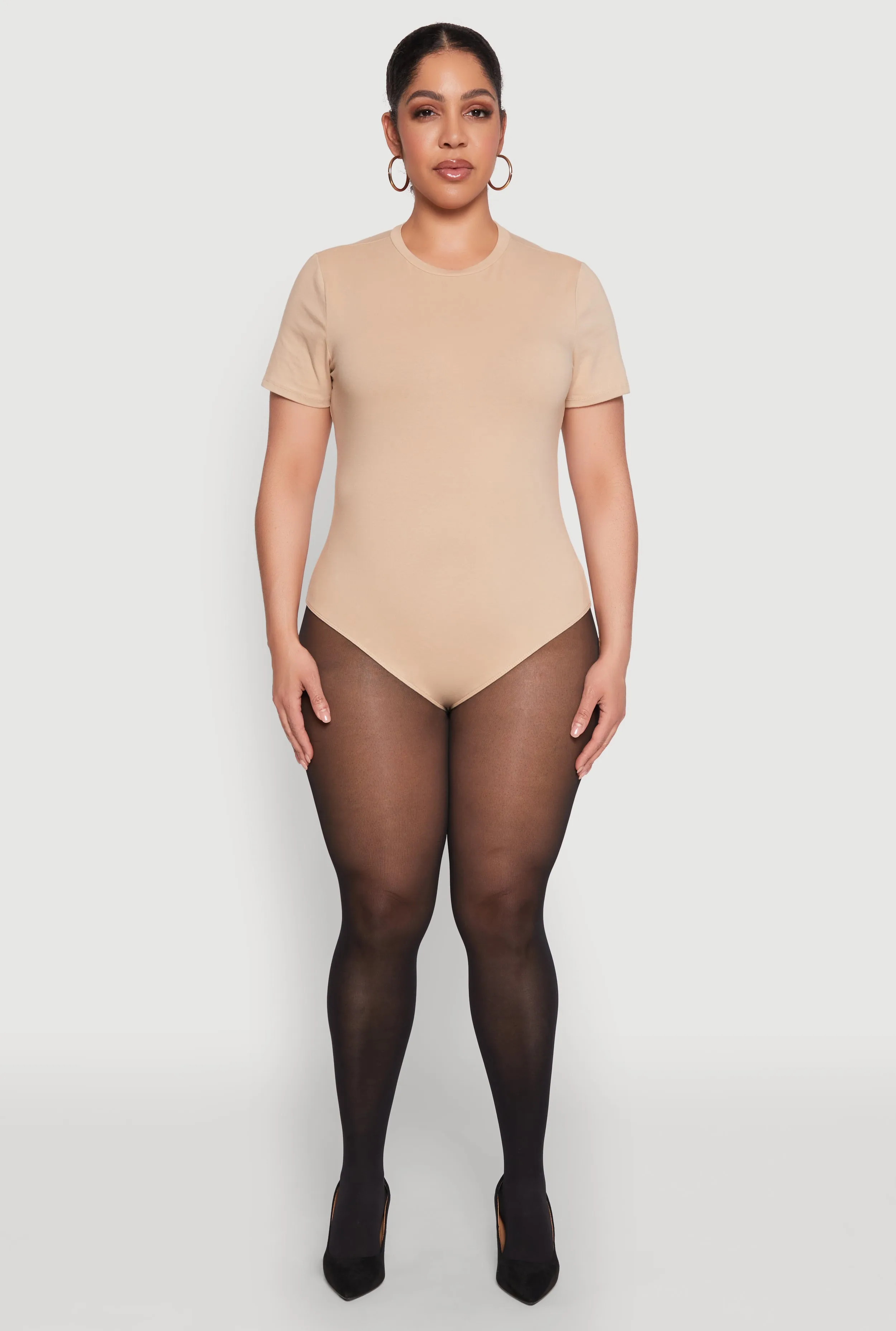 Plus Size Short Sleeve Bodysuit sold by Rainbow product image thumbnail 3