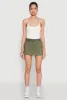 High Waisted Belted Cargo Skirt sold by Rainbow