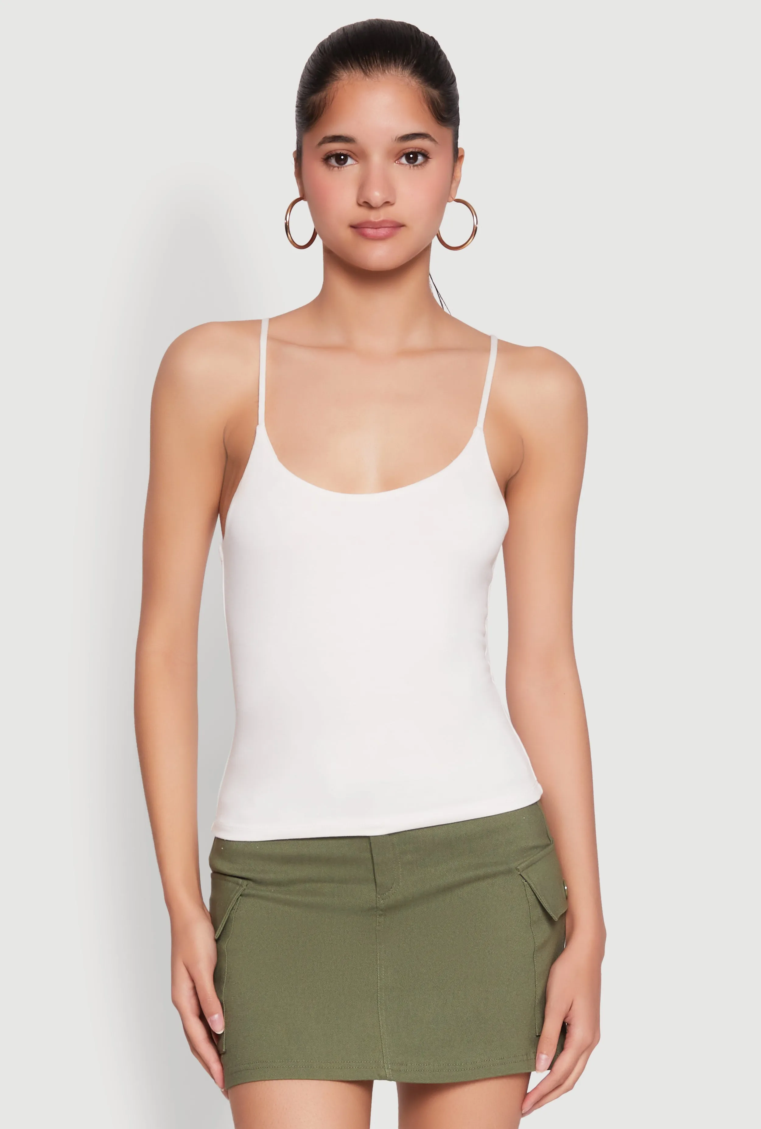 Double Layered Cropped Cami sold by Rainbow product image thumbnail 2