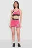 94 Graphic Denim Trim Crop Top sold by Rainbow